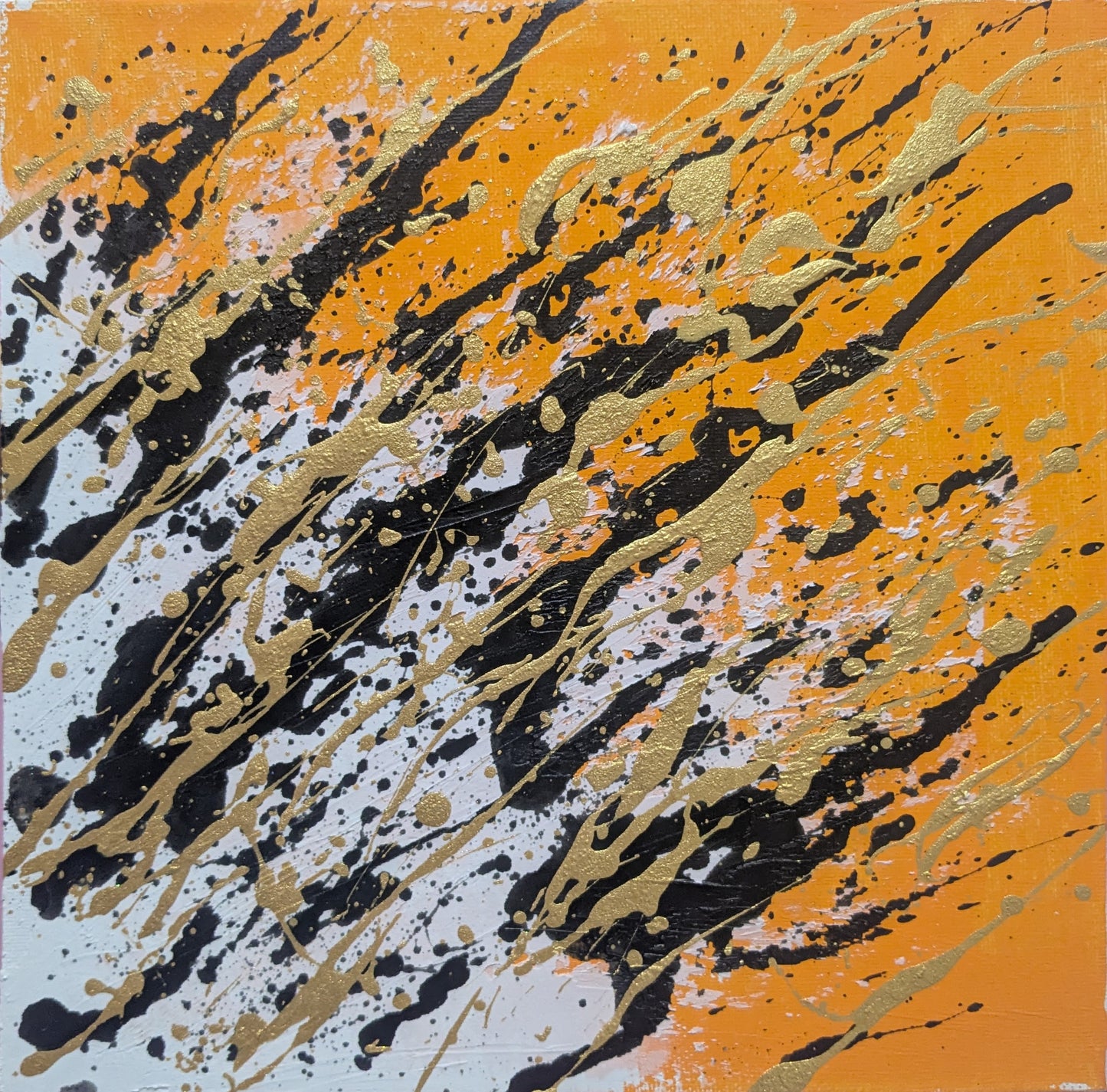 Les griffes de la mer - peinture acrylique originale 25x25cm (2025)