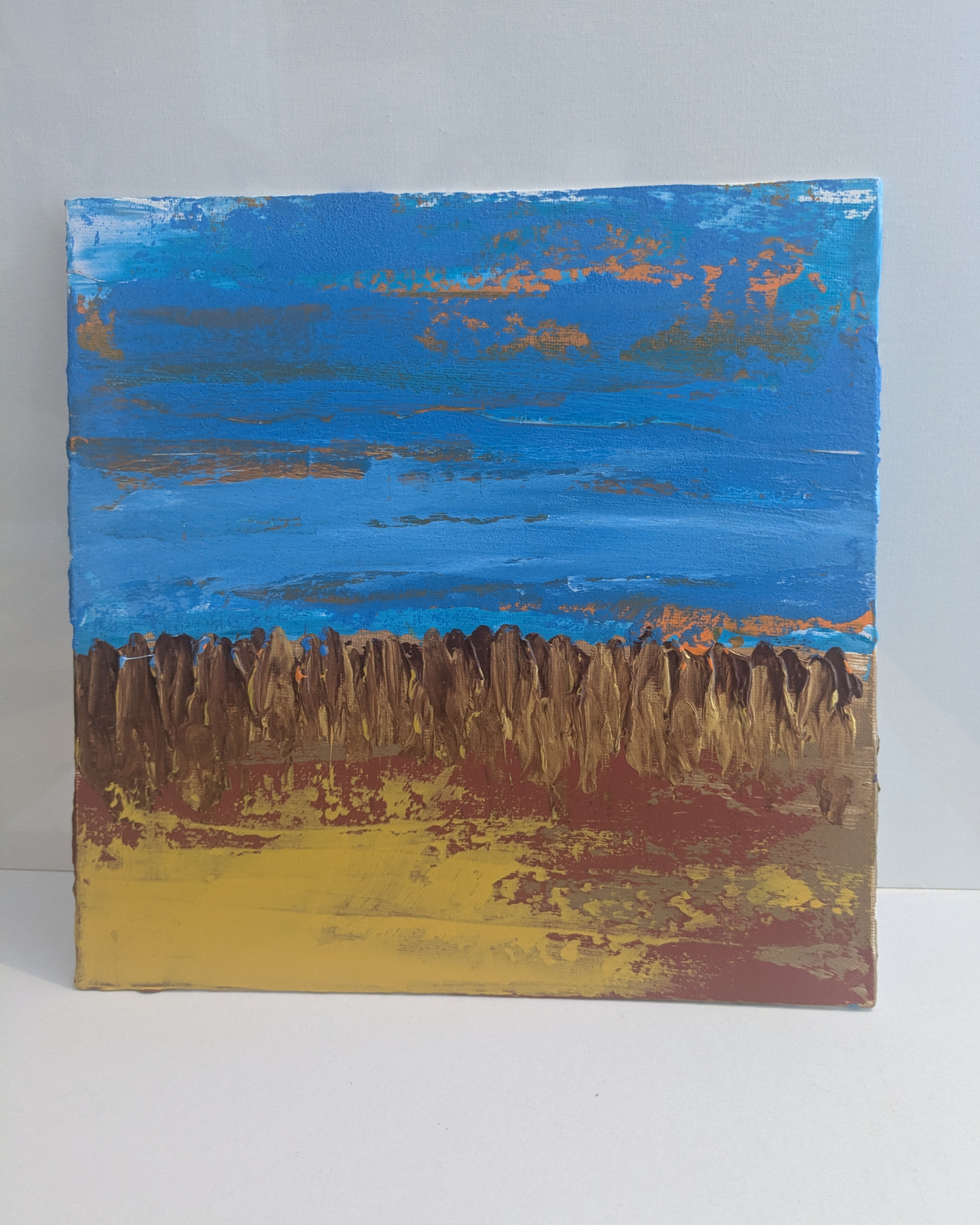 0317C - Diptyque peintures acryliques originales 25x25cm (2025)