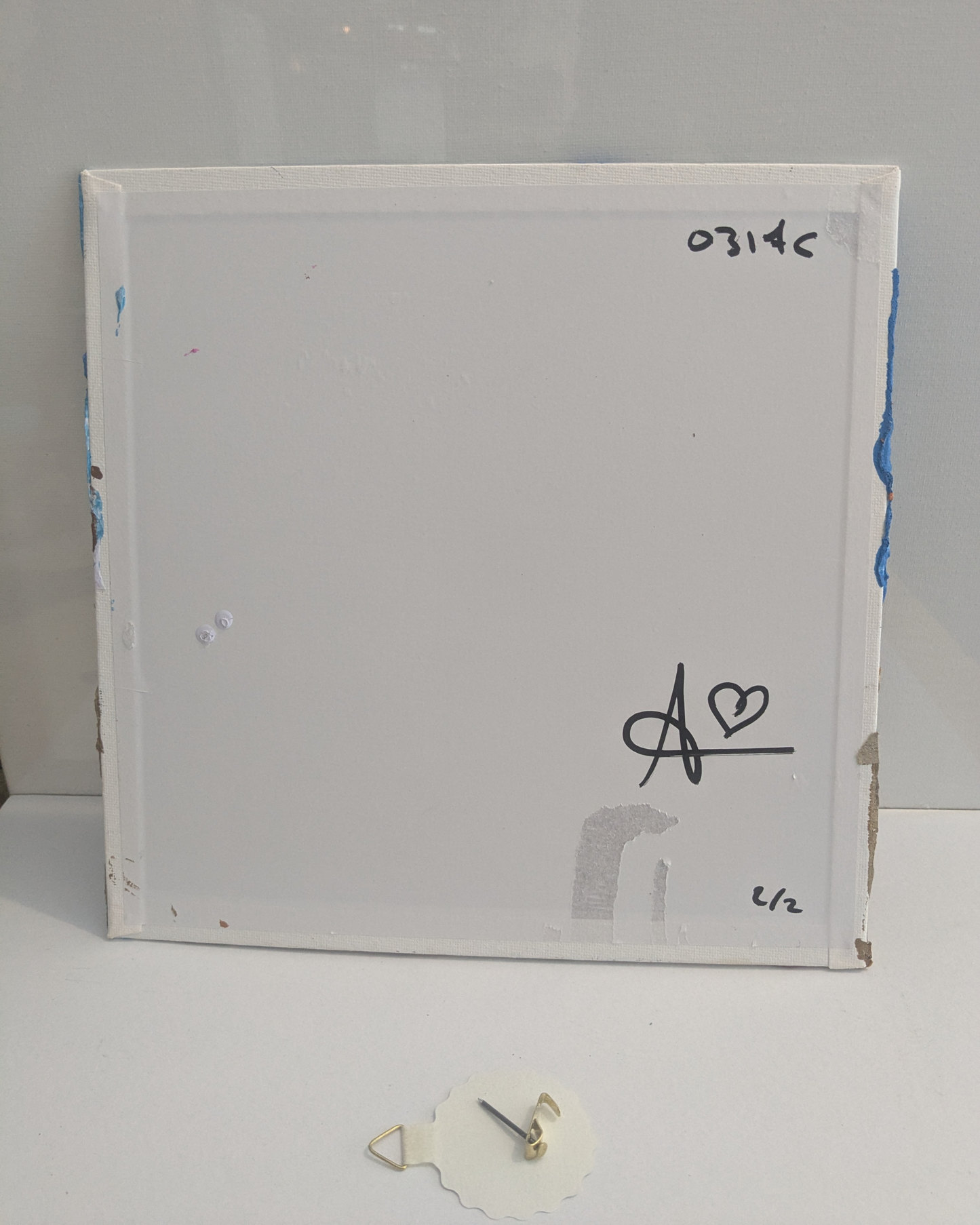 0317C - Diptyque peintures acryliques originales 25x25cm (2025)