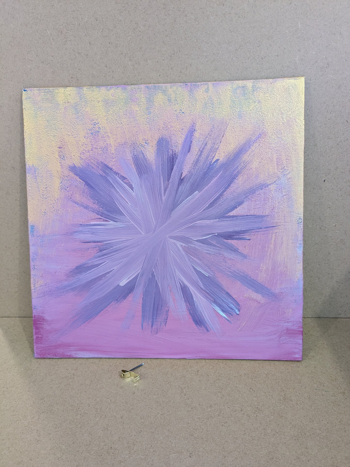 1222A - peinture acrylique originale 25x25cm (2024)