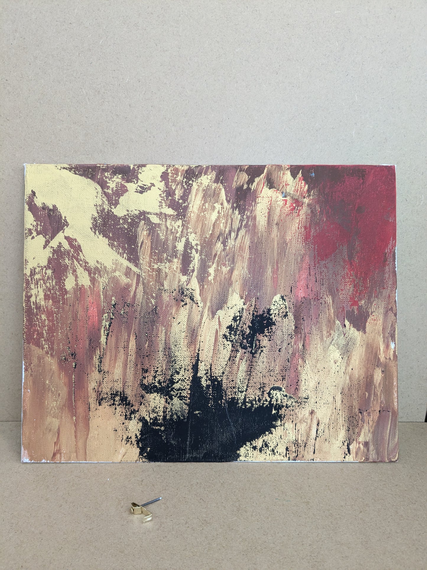 0209E - peinture acrylique originale 30x24cm (2025)