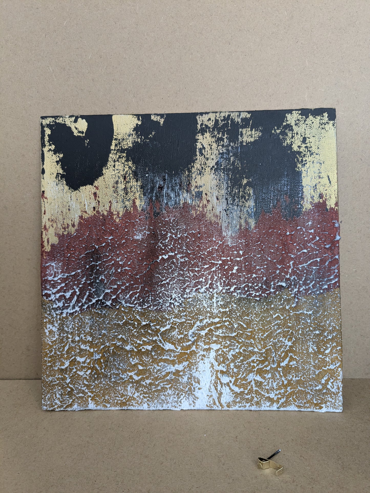 0301A - peinture acrylique originale 25x25cm (2025)