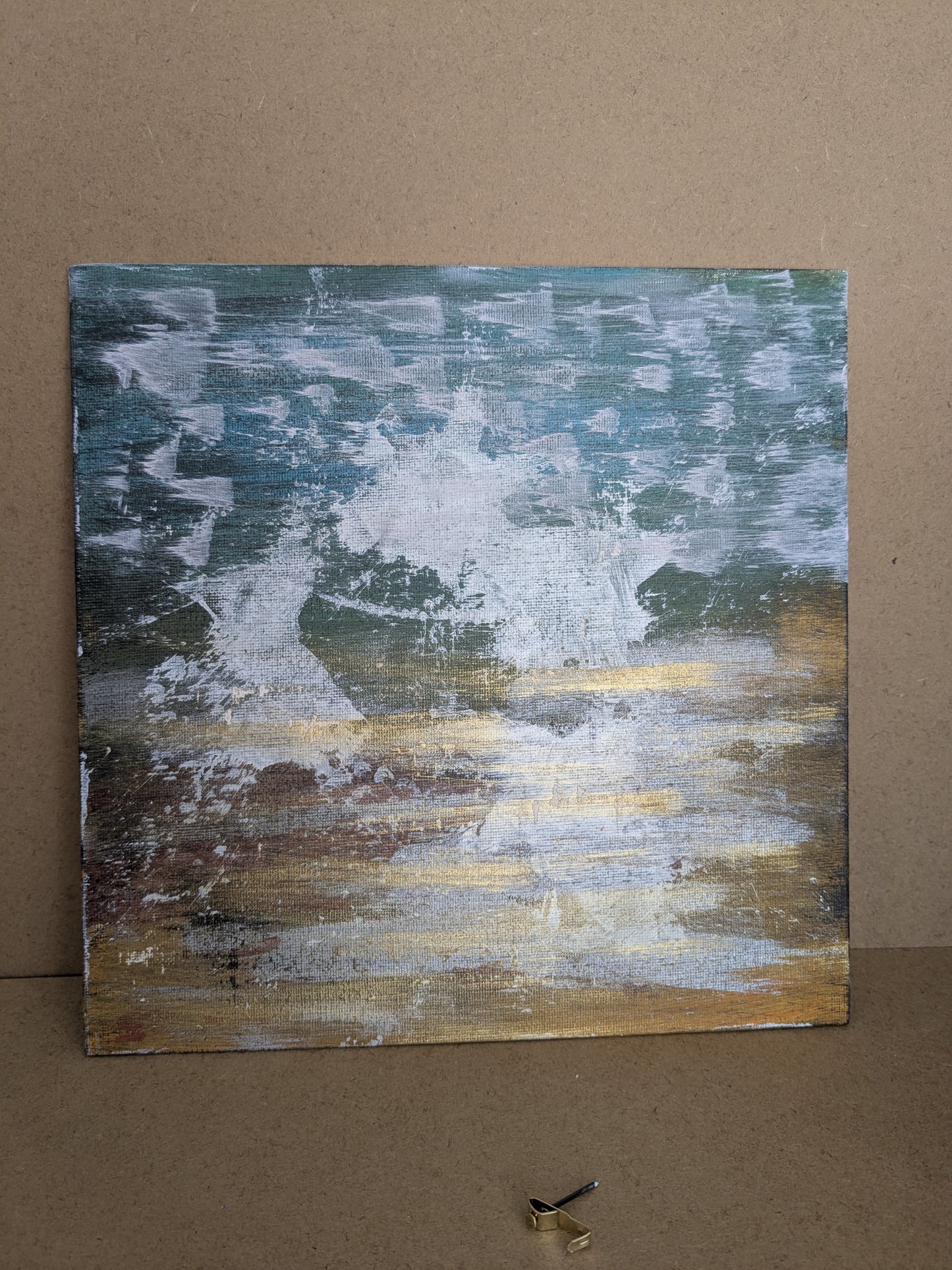 0301C - peinture acrylique originale 25x25cm (2025)