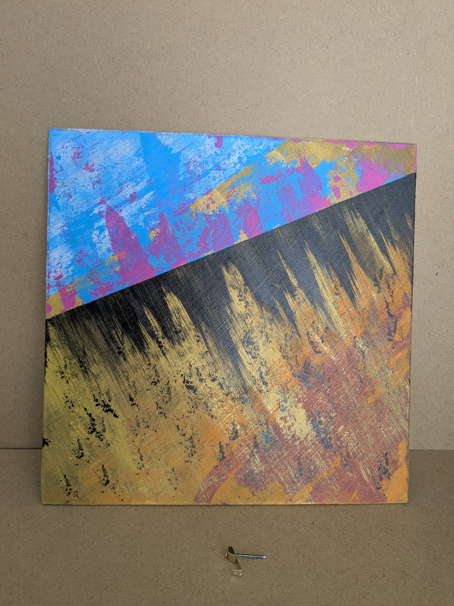 0302C - peinture acrylique originale 25x25cm (2025)