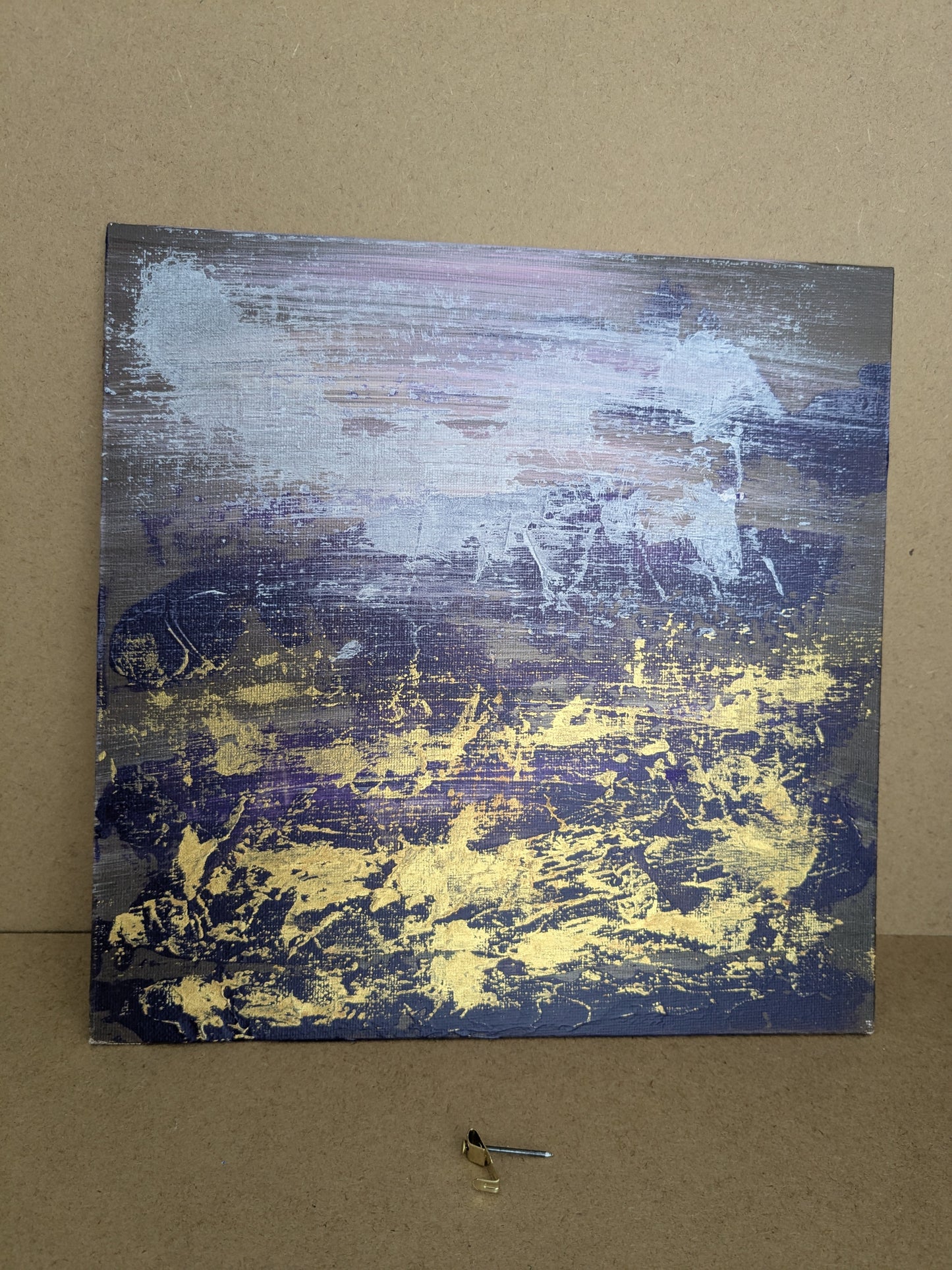 Sous l'océan - peinture acrylique originale 25x25cm (2025)