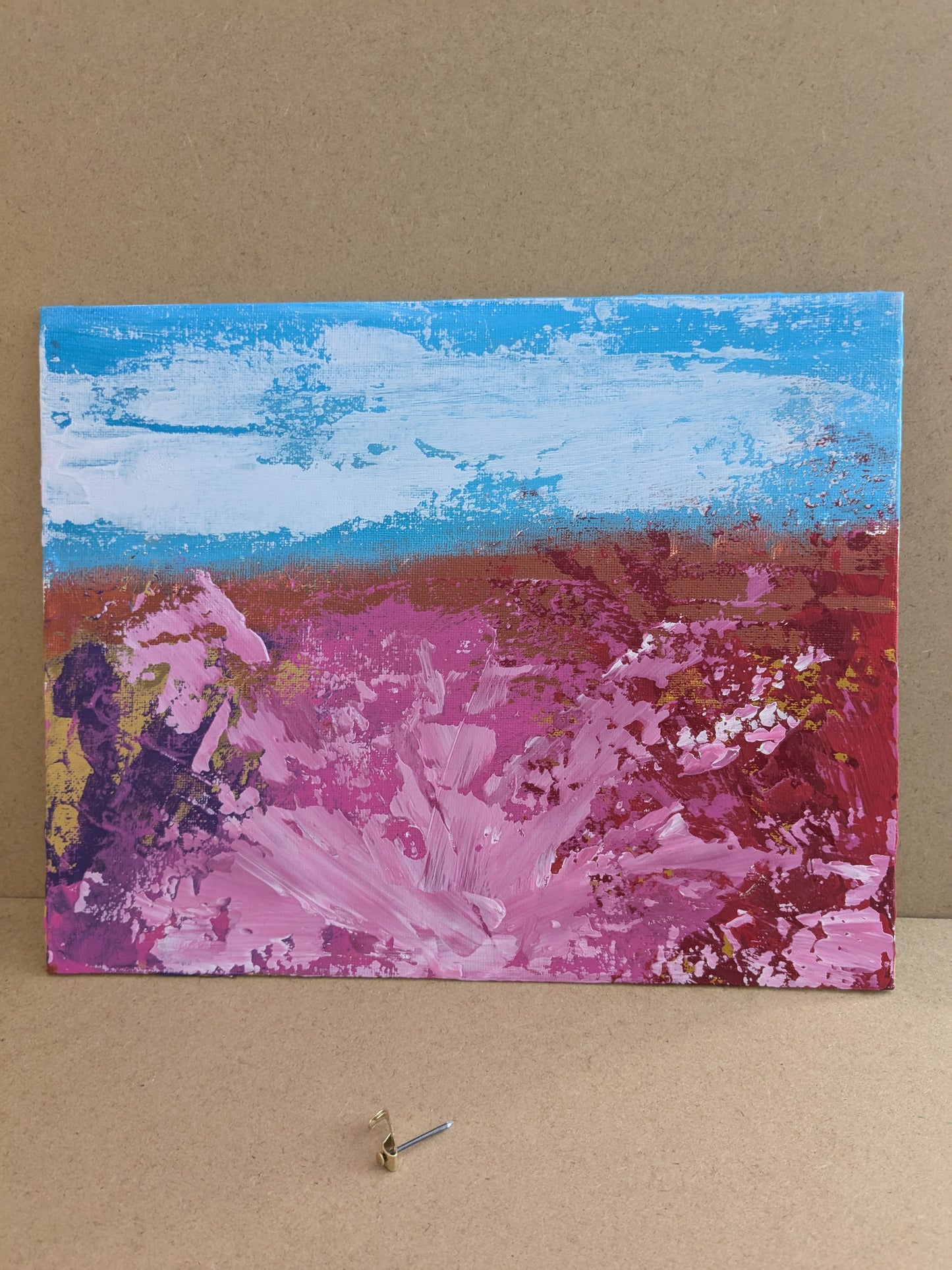 0211B - peinture acrylique originale 30x24cm (2025)