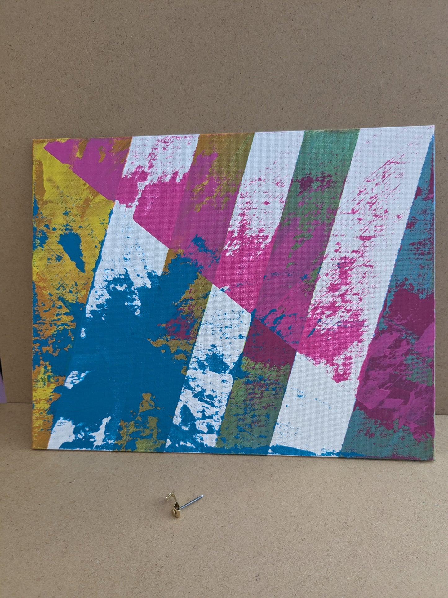 0213B - peinture acrylique originale 30x24cm (2025