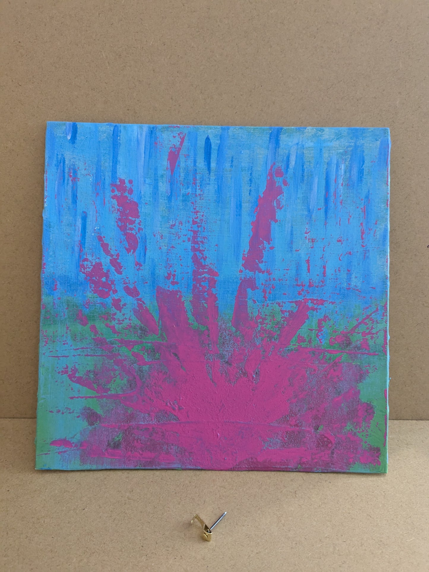 0216A - peinture acrylique originale 25x25cm (2025)