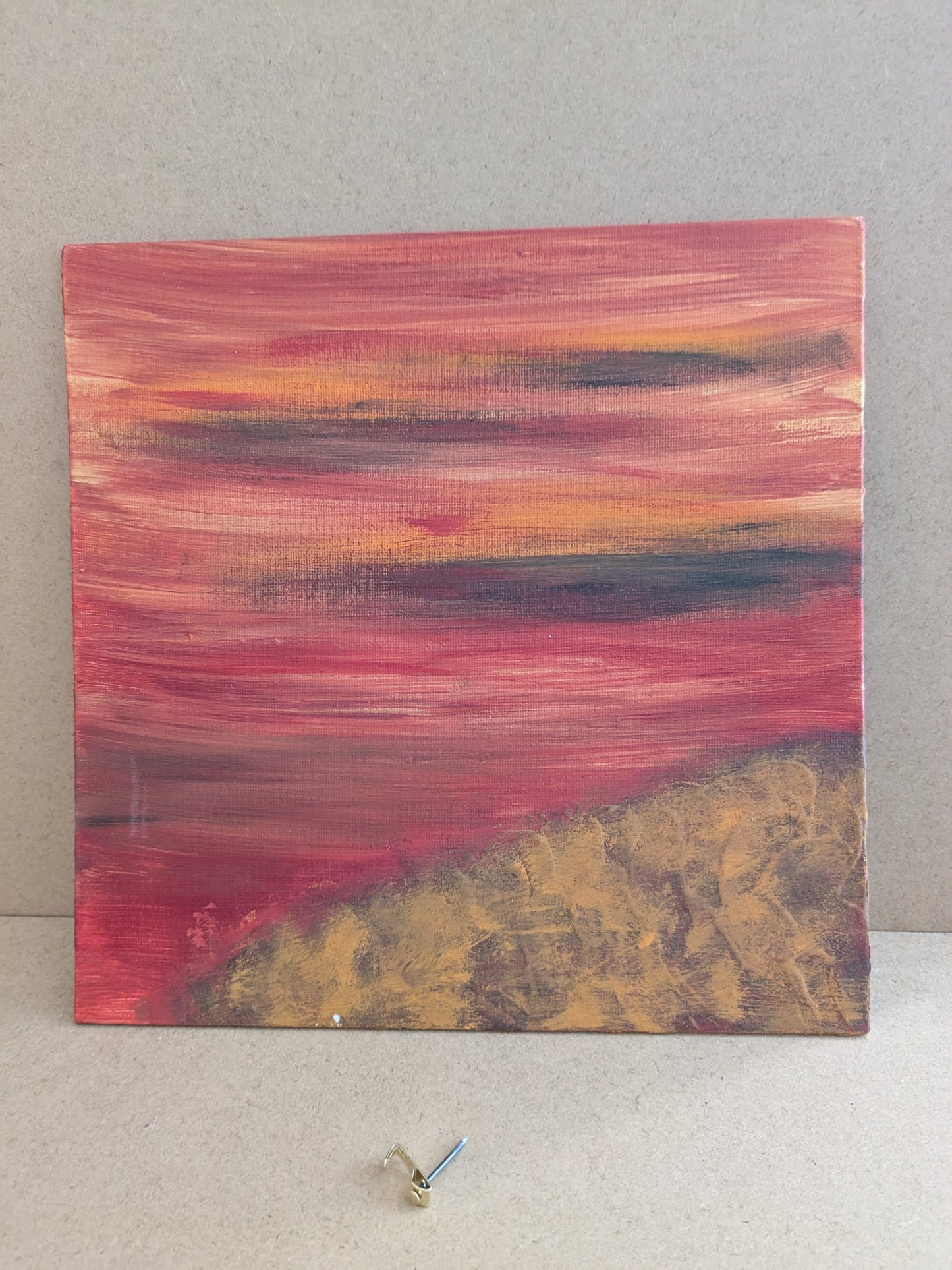 0217A - peinture acrylique originale 25x25cm (2025)