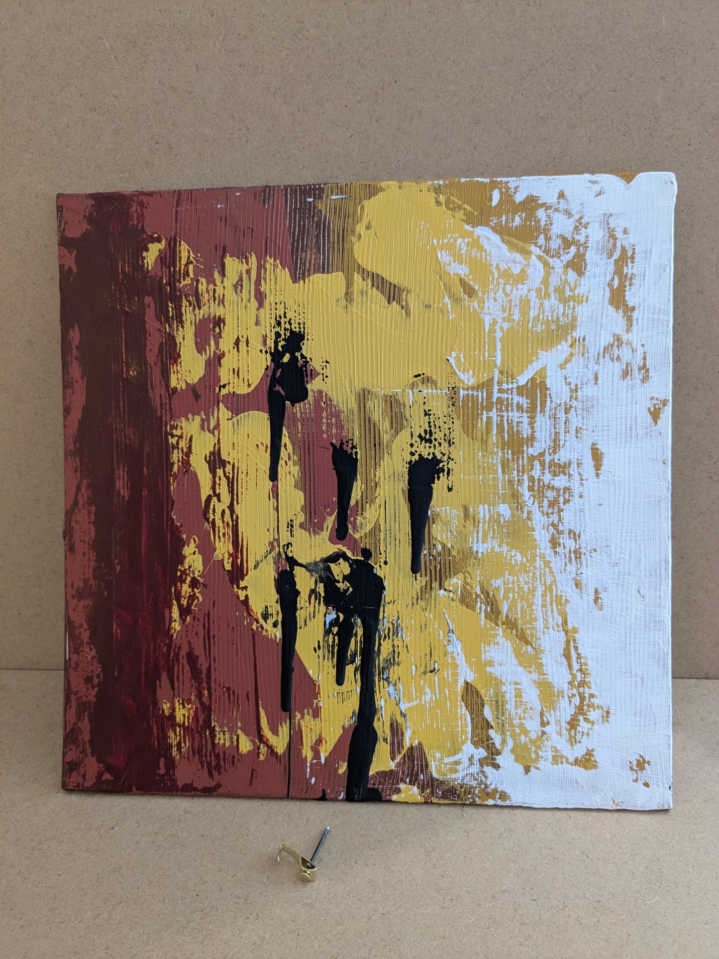 0222A - peinture acrylique originale 25x25cm (2025)