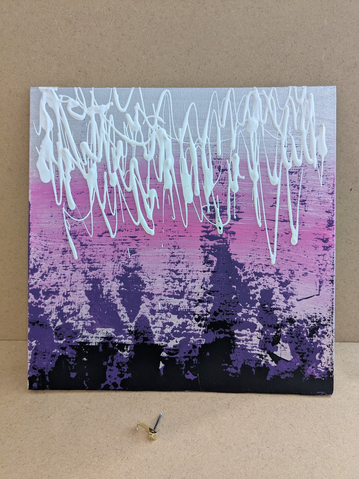 0222C - peinture acrylique originale 25x25cm (2025)