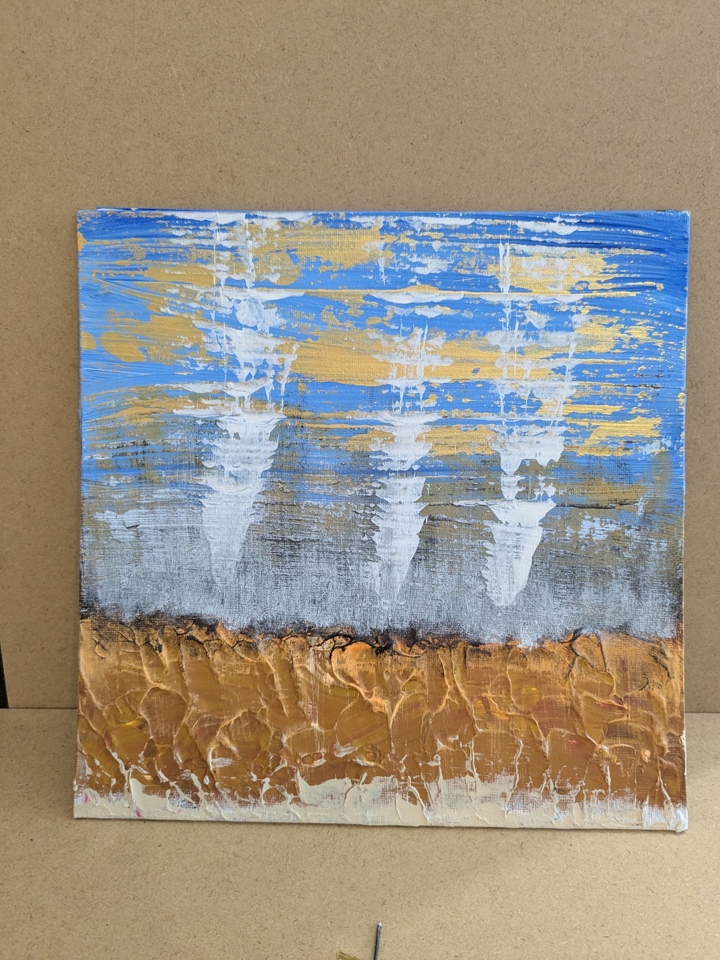 0224A - peinture acrylique originale 25x25cm (2025)