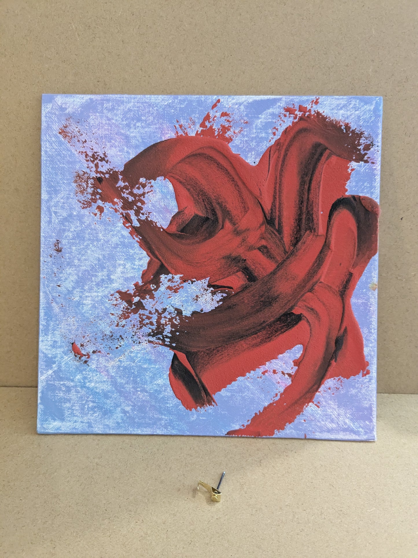 Les outils fous - peinture acrylique originale 25x25cm (2025)