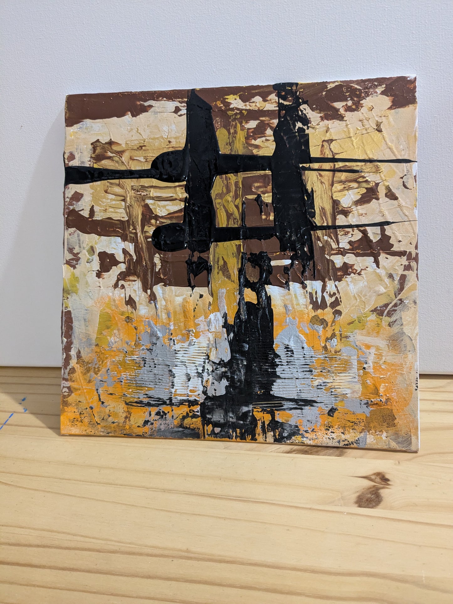 0305A - peinture acrylique originale 25x25cm (2025)