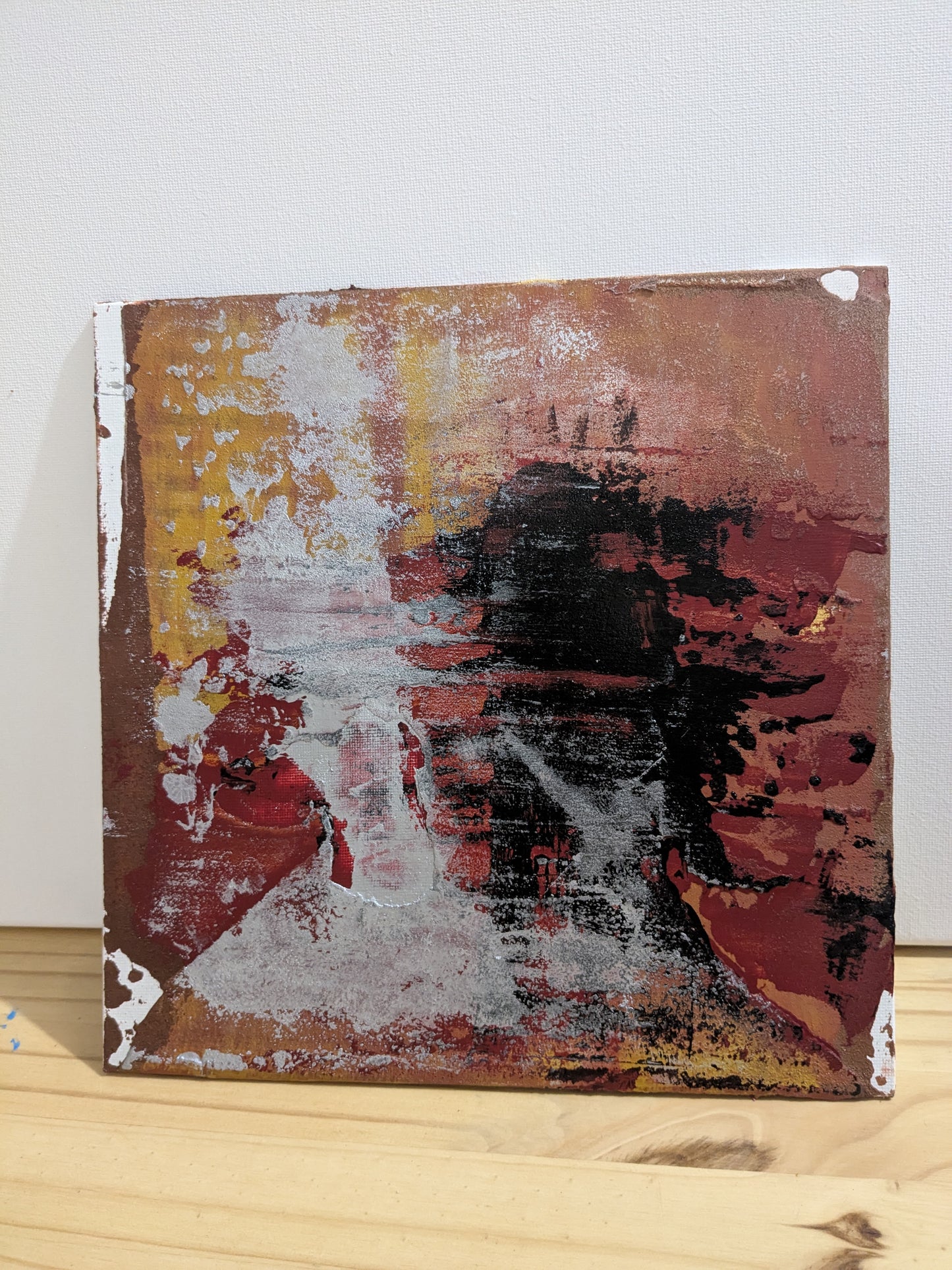 0305C - peinture acrylique originale 25x25cm (2025)