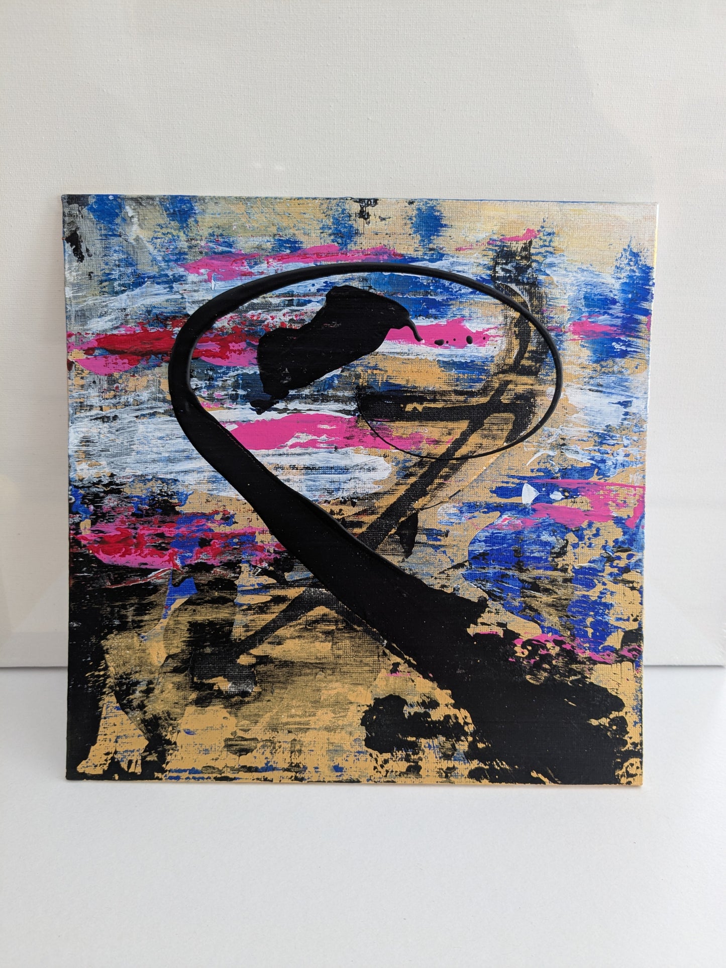 0310C - peinture acrylique originale 25x25cm (2025)