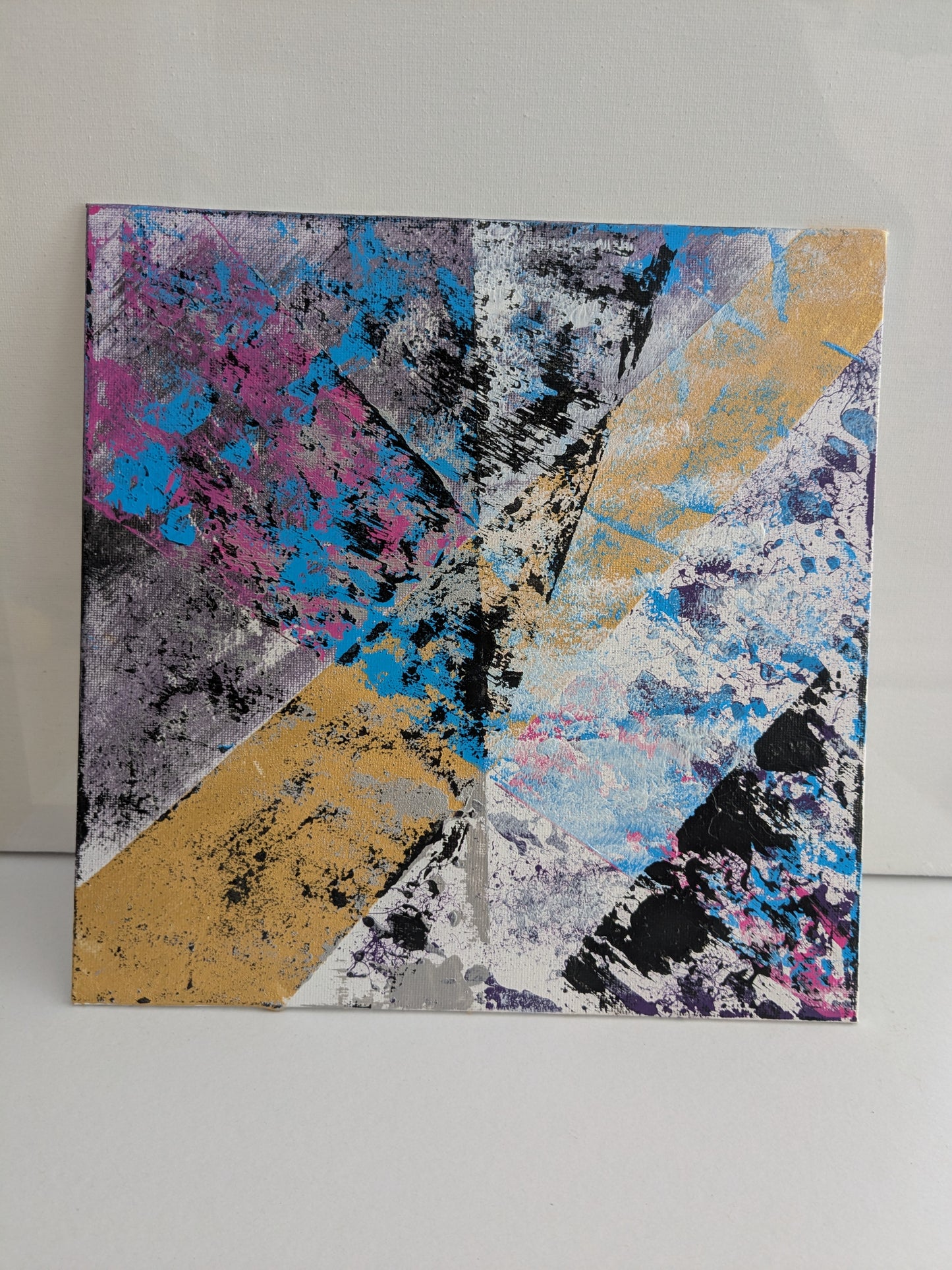 0312B - peinture acrylique originale 25x25cm (2025)