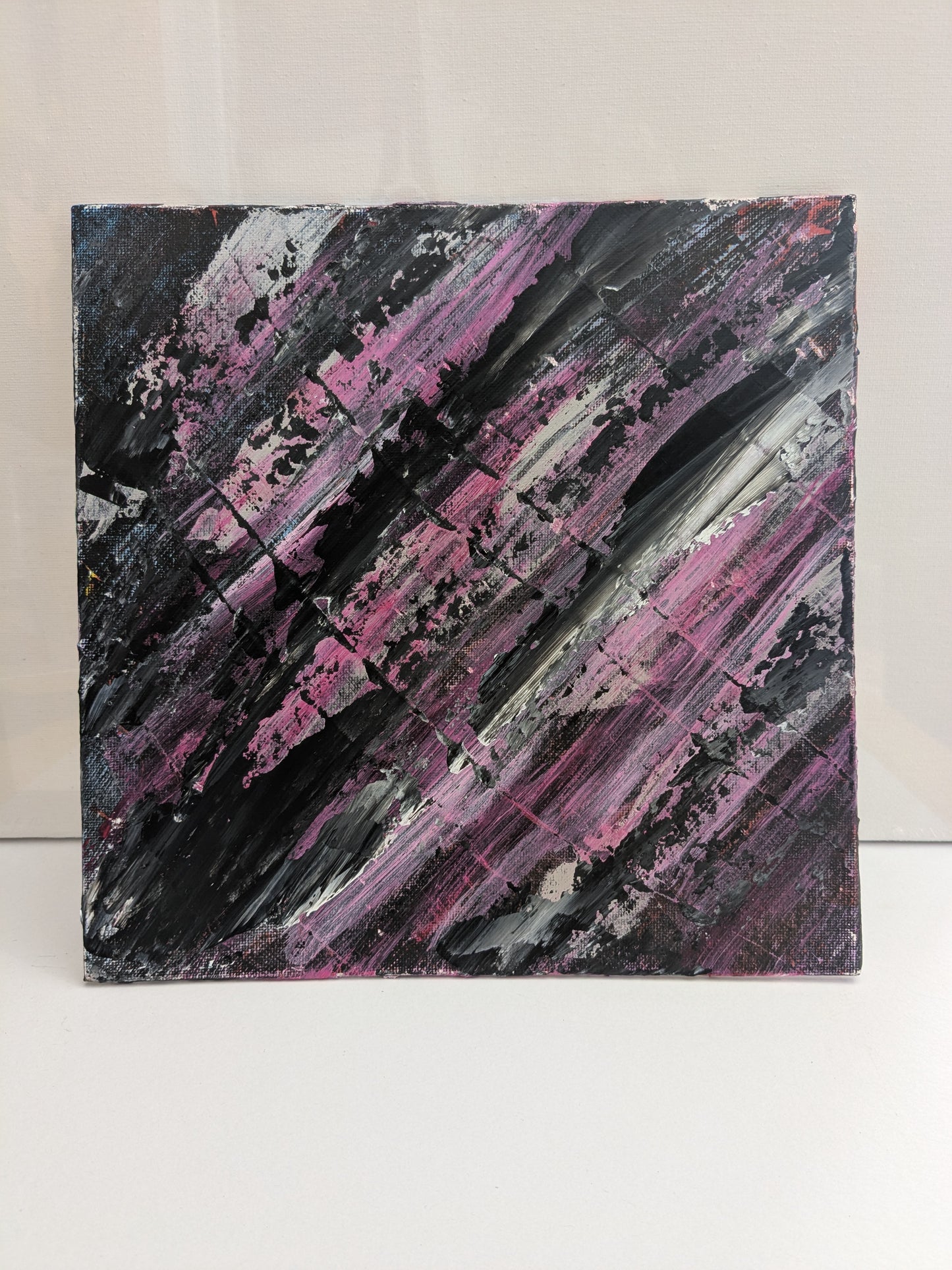 0228D - peinture acrylique originale 25x25cm (2025)