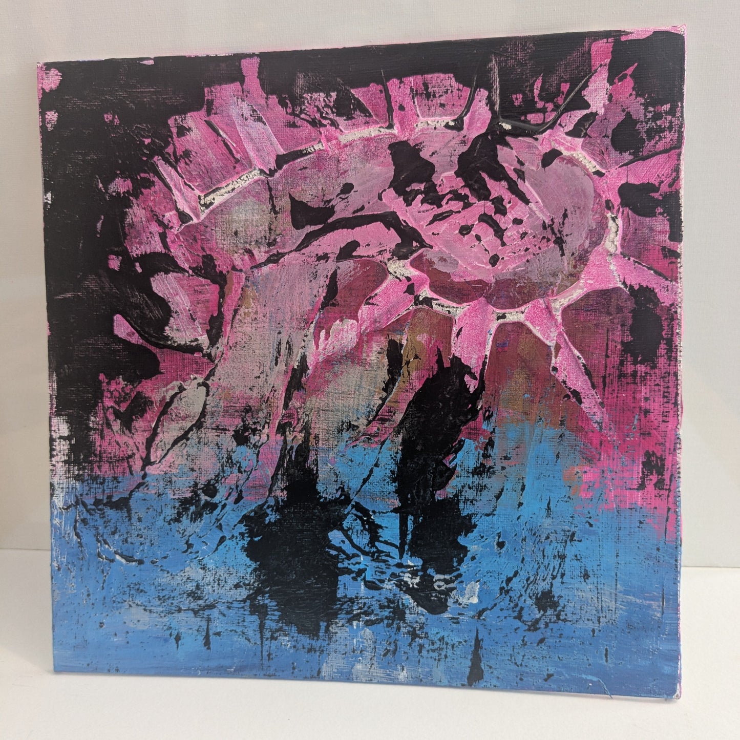 0314B - peinture acrylique originale 25x25cm (2025)