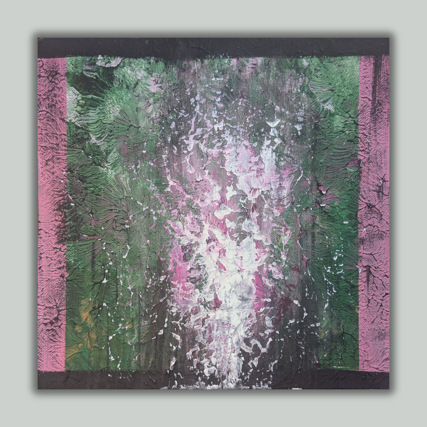 Sans titre 0603C - peinture acrylique originale 25x25cm (2025)