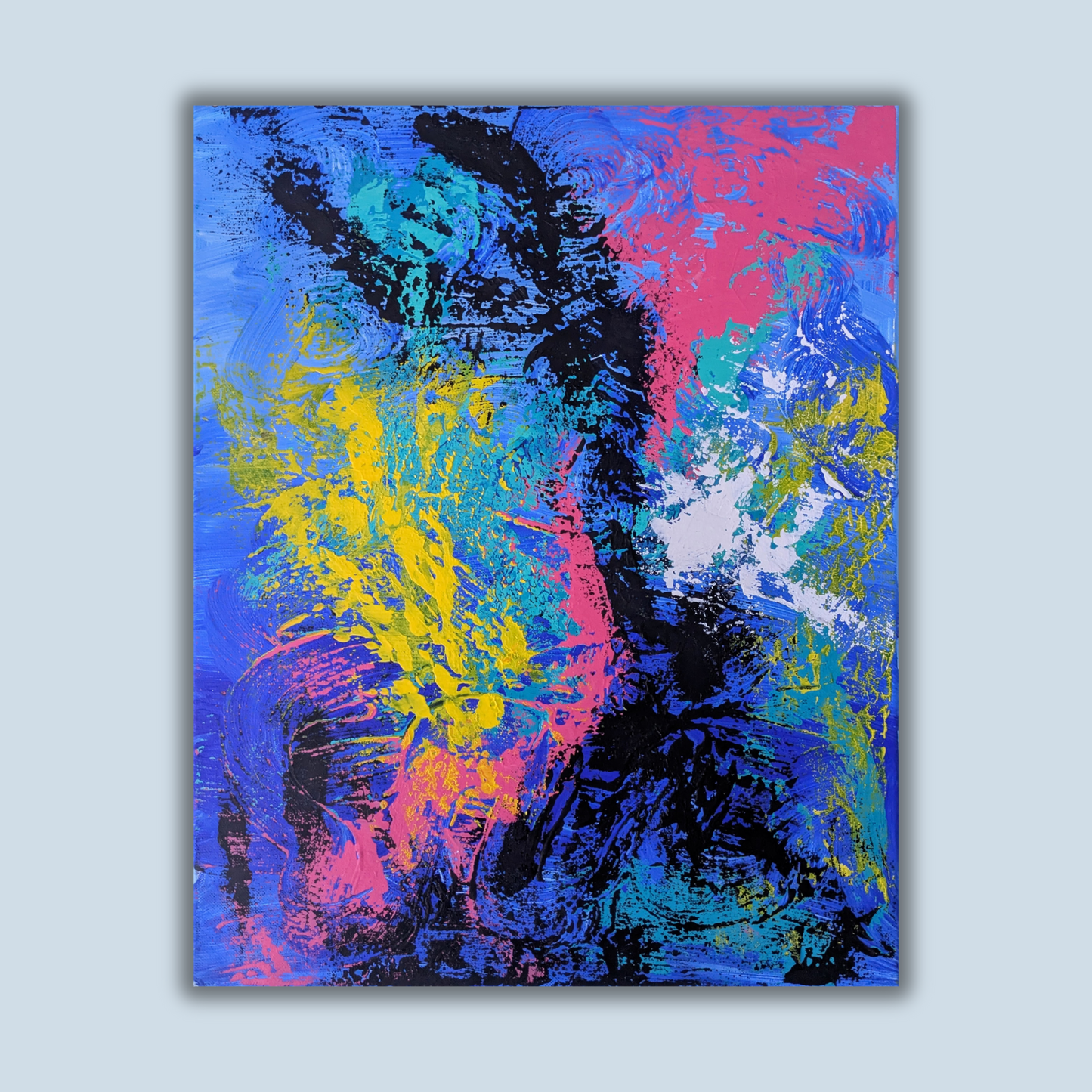 Sans titre 0716A - peinture acrylique originale 40x50cm (2025)