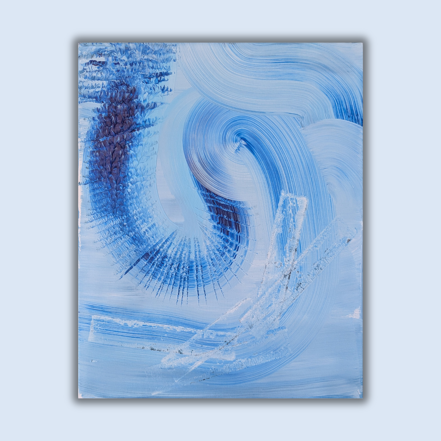 Sans titre 0716B - peinture acrylique originale 40x50cm (2025)