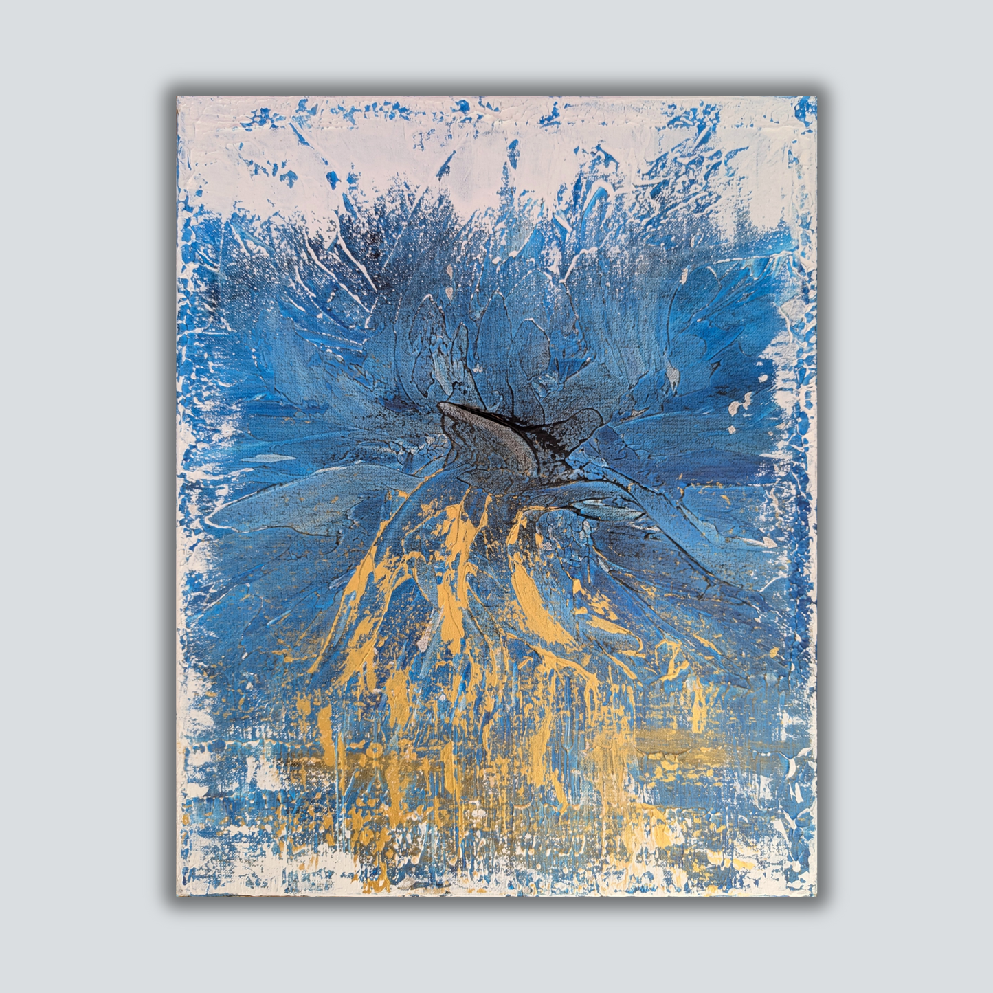 Sans titre 0805F - peinture acrylique originale 40x50cm (2025)