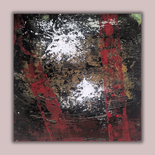 Sans titre 0625C - peinture acrylique originale 25x25cm (2025)