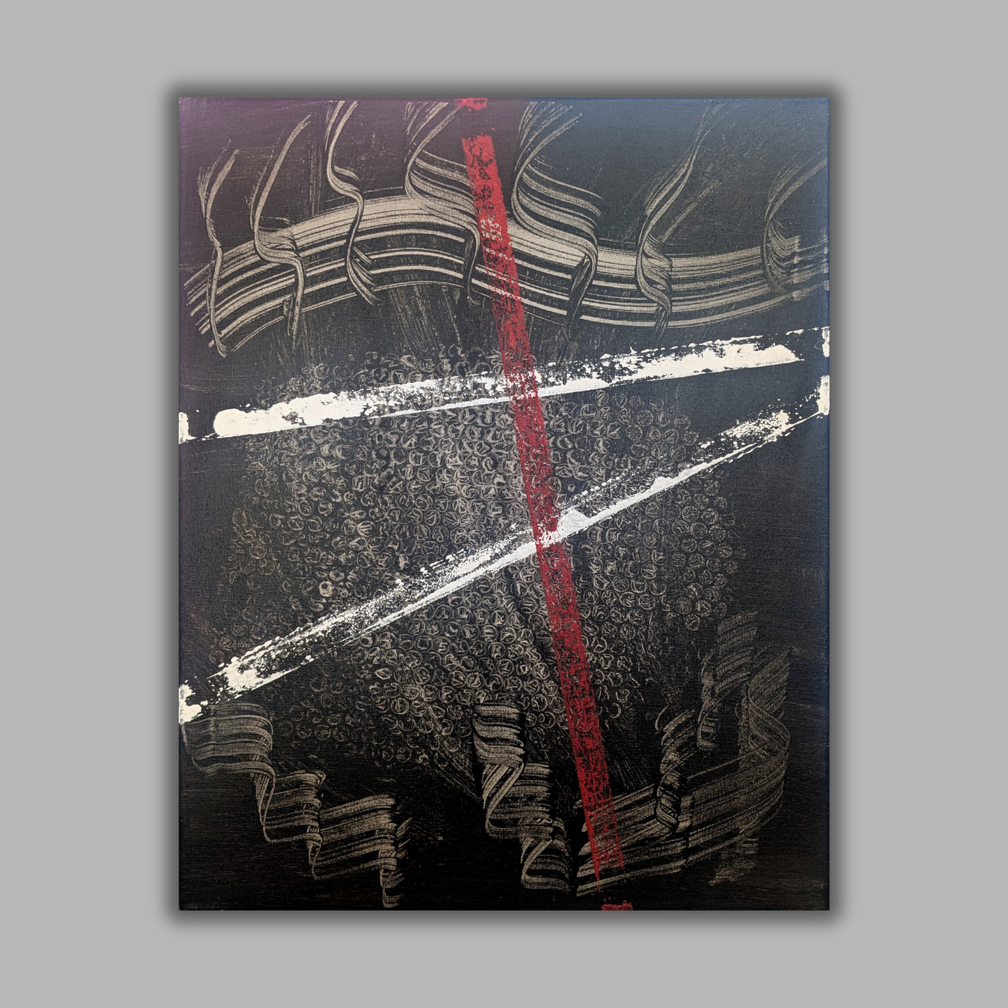 Sans titre 0703D - peinture acrylique originale 40x50cm (2025)