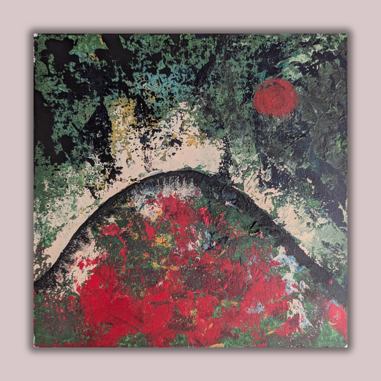 Sans titre 0706B - peinture acrylique originale 25x25cm (2025)