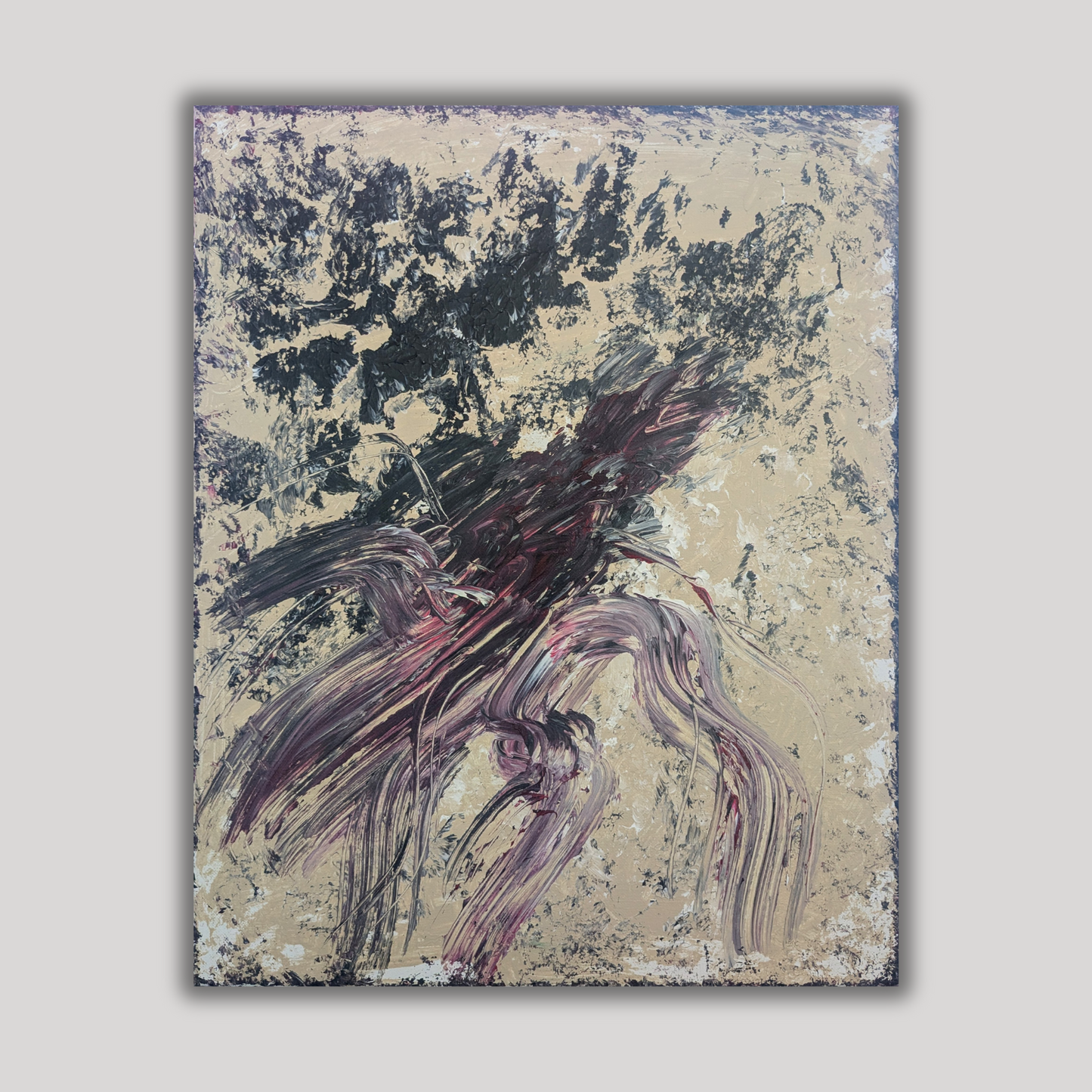 Sans titre 0703C - peinture acrylique originale 40x50cm (2025)