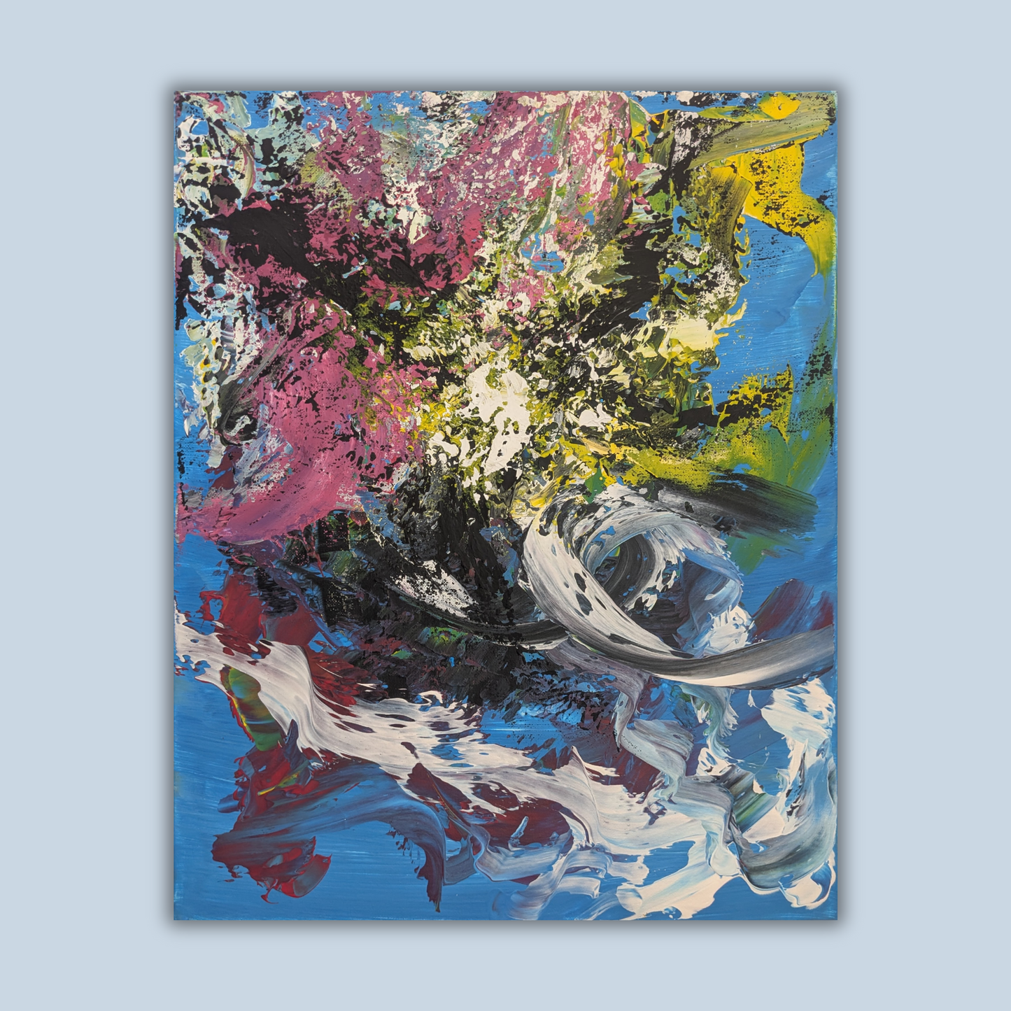 Sans titre 0727A - peinture acrylique originale 40x50cm (2025)