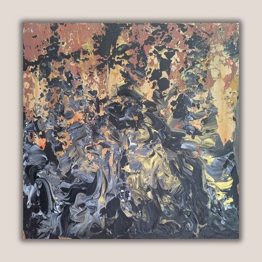 Sans titre 0529C - peinture acrylique originale 25x25cm (2025)