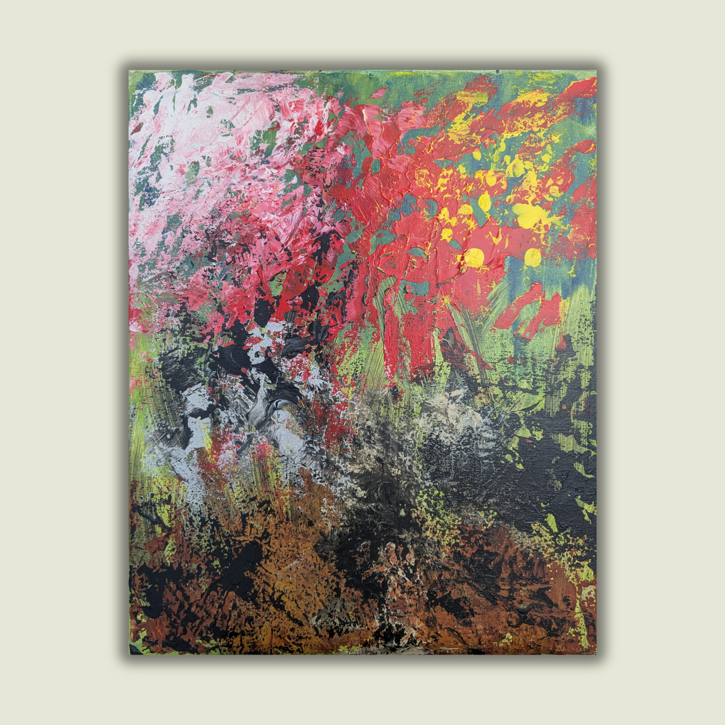 Sans titre 0629A - peinture acrylique originale 40x50cm (2025)