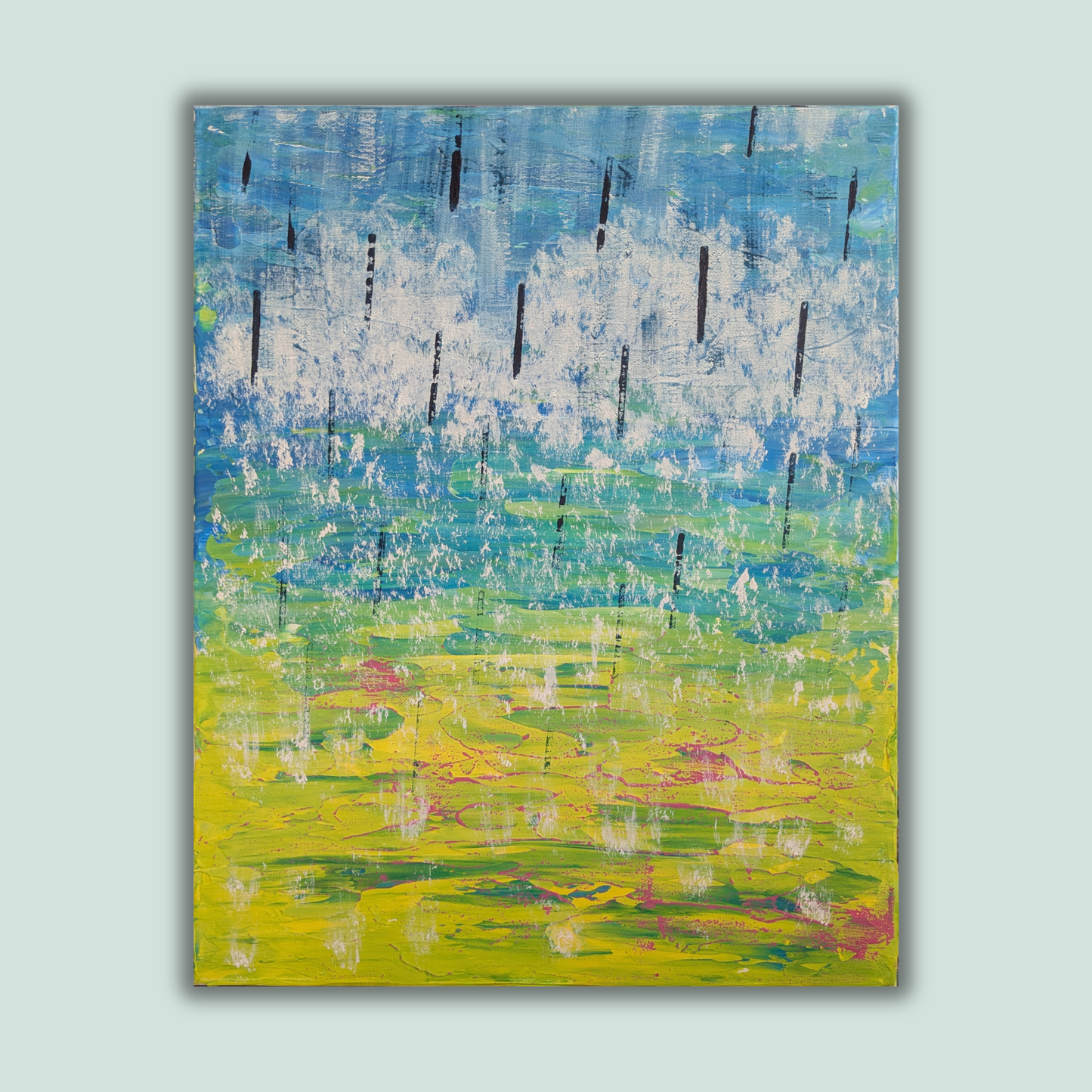 Sweet rain - peinture acrylique originale 40x50cm (2025)