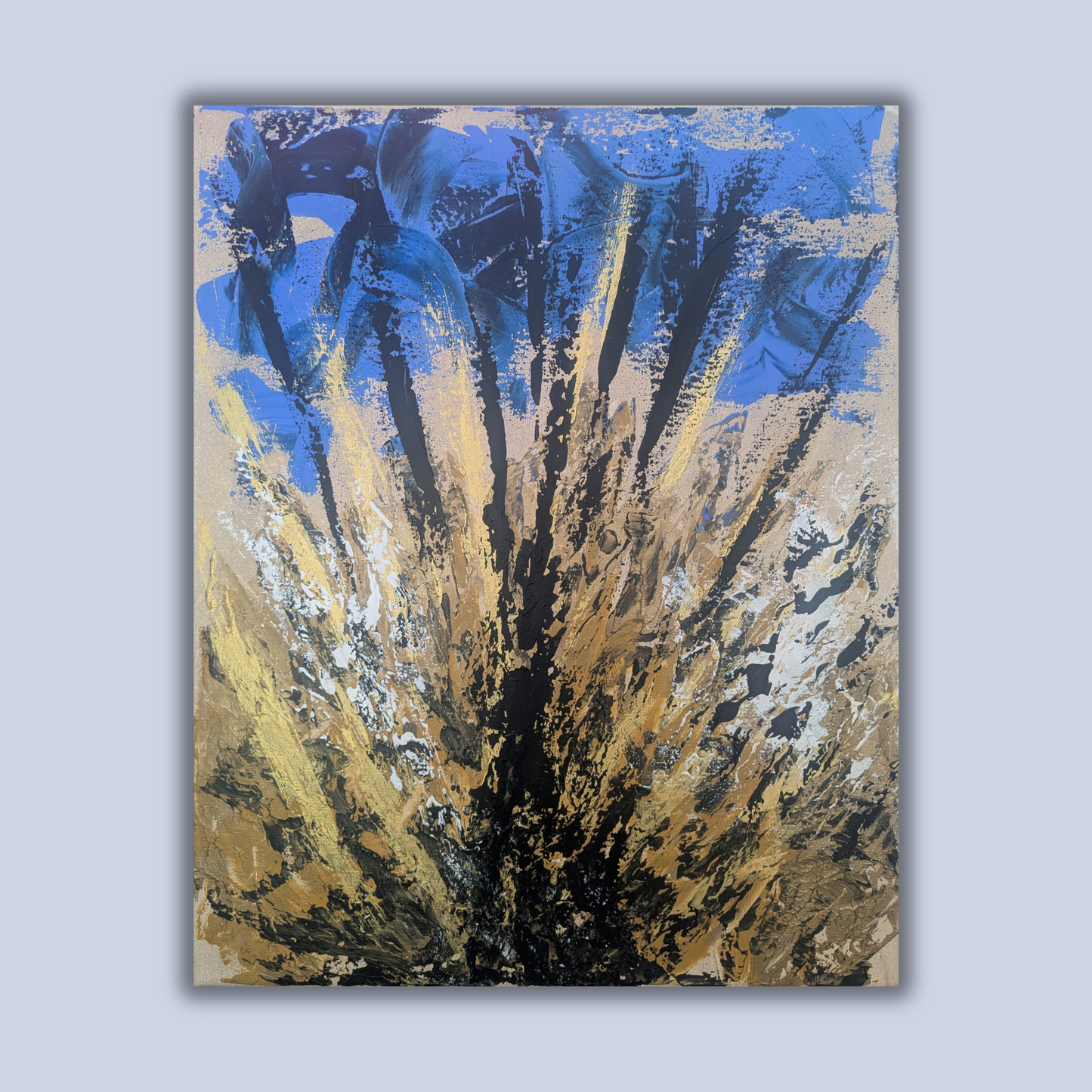 Sans titre 0703B - peinture acrylique originale 40x50cm (2025)