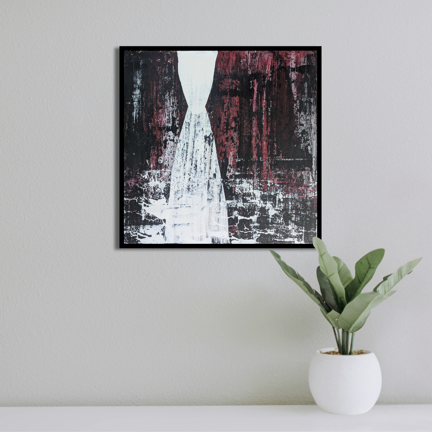 Sans titre 0718C - peinture acrylique originale 25x25cm (2025)