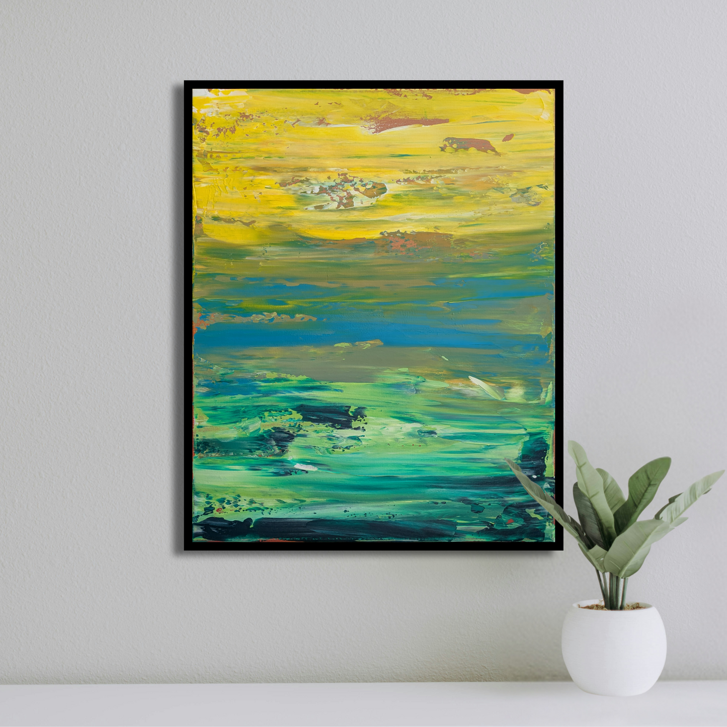 Instant coloré - peinture acrylique originale 40x50cm (2025)