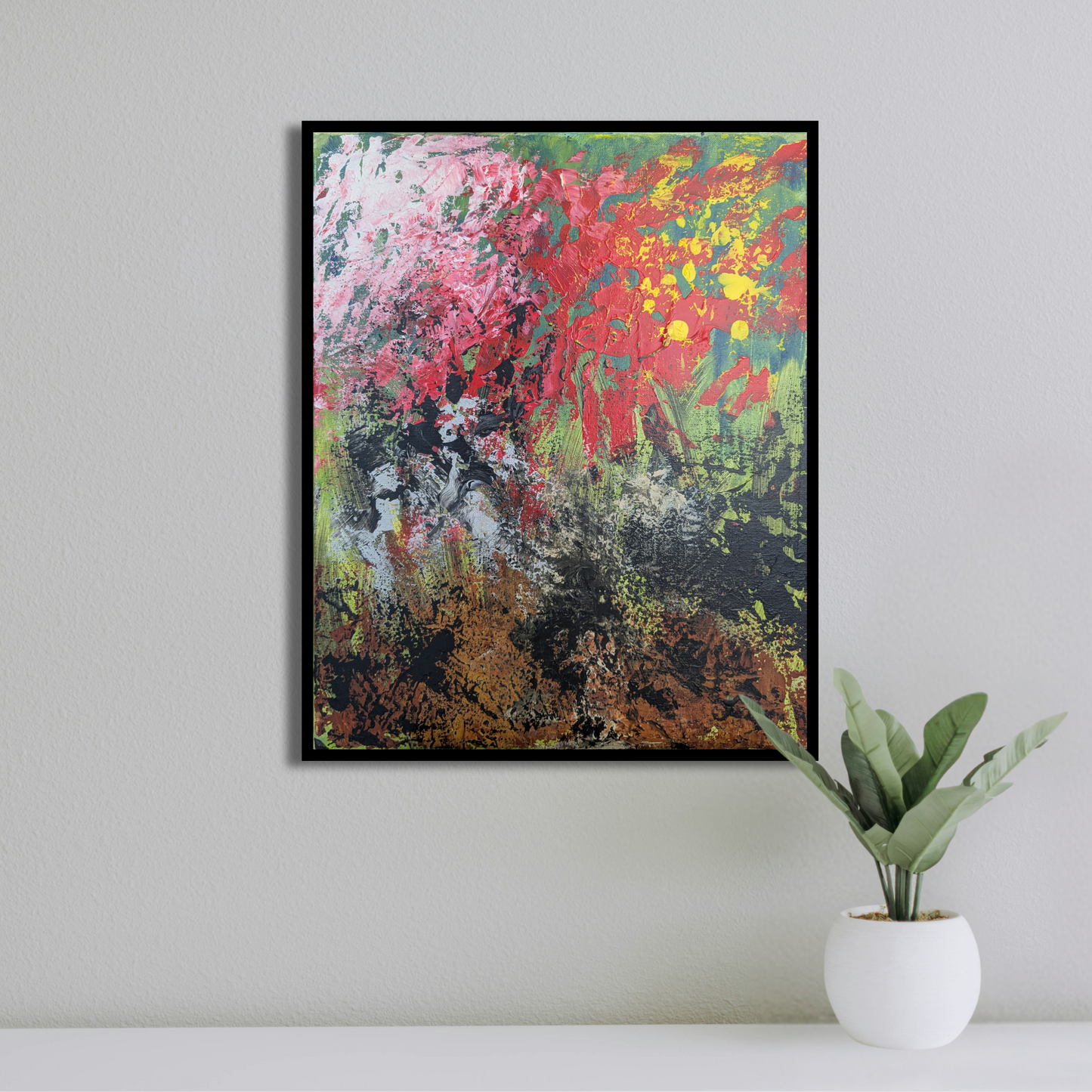 Sans titre 0629A - peinture acrylique originale 40x50cm (2025)