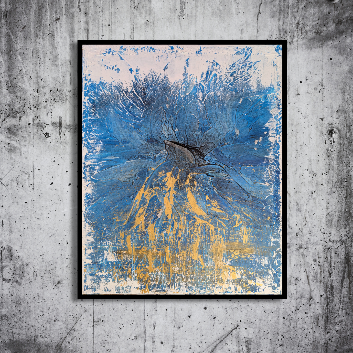 Sans titre 0805F - peinture acrylique originale 40x50cm (2025)