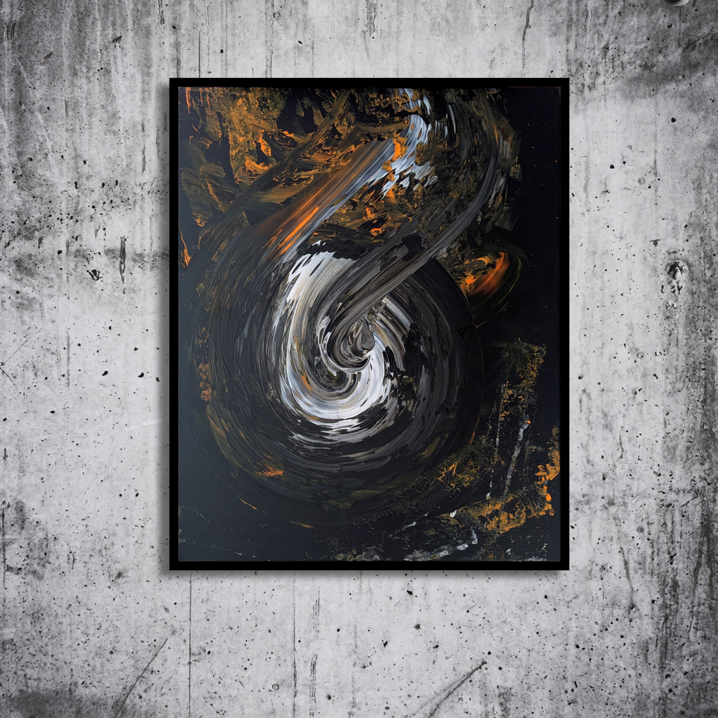 Sans titre 0719A - peinture acrylique originale 40x50cm (2025)