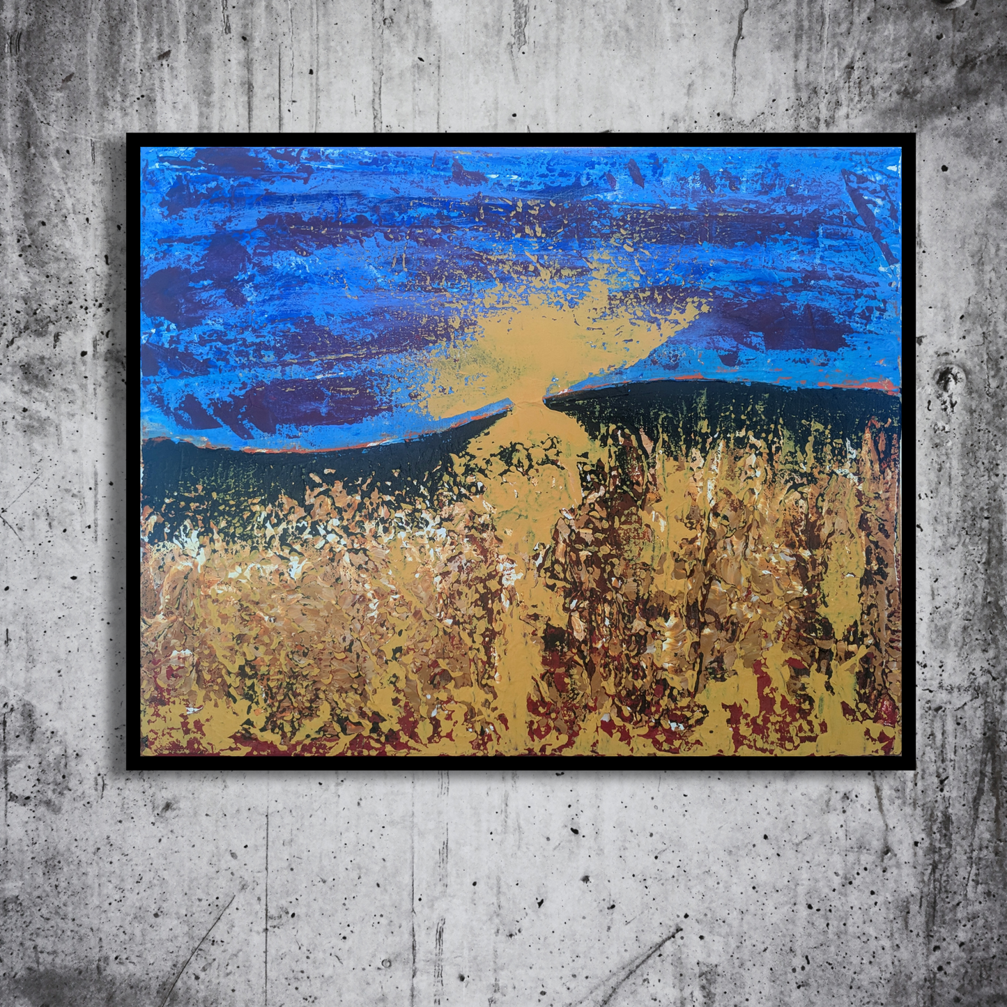 Sans titre 0703A - peinture acrylique originale 50x40cm (2025)