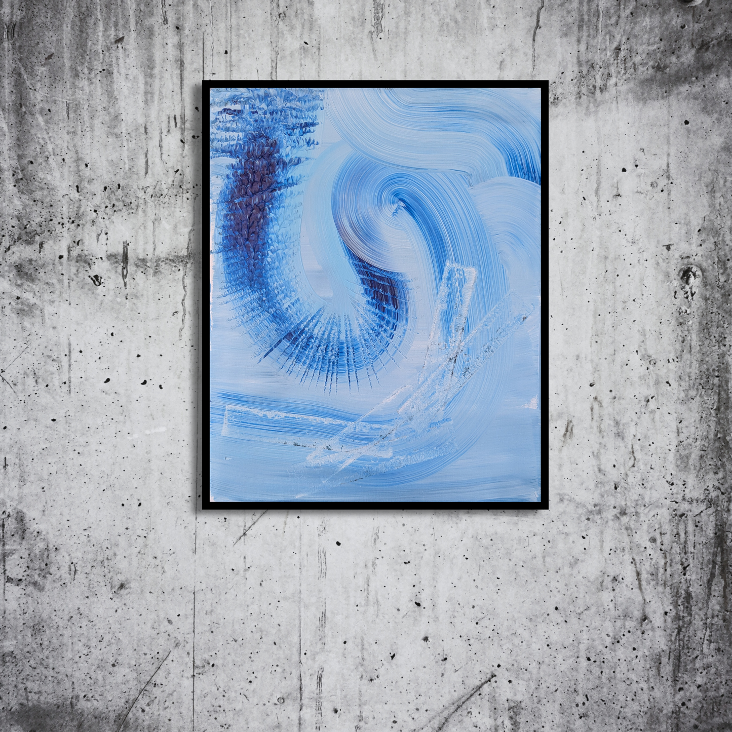 Sans titre 0716B - peinture acrylique originale 40x50cm (2025)