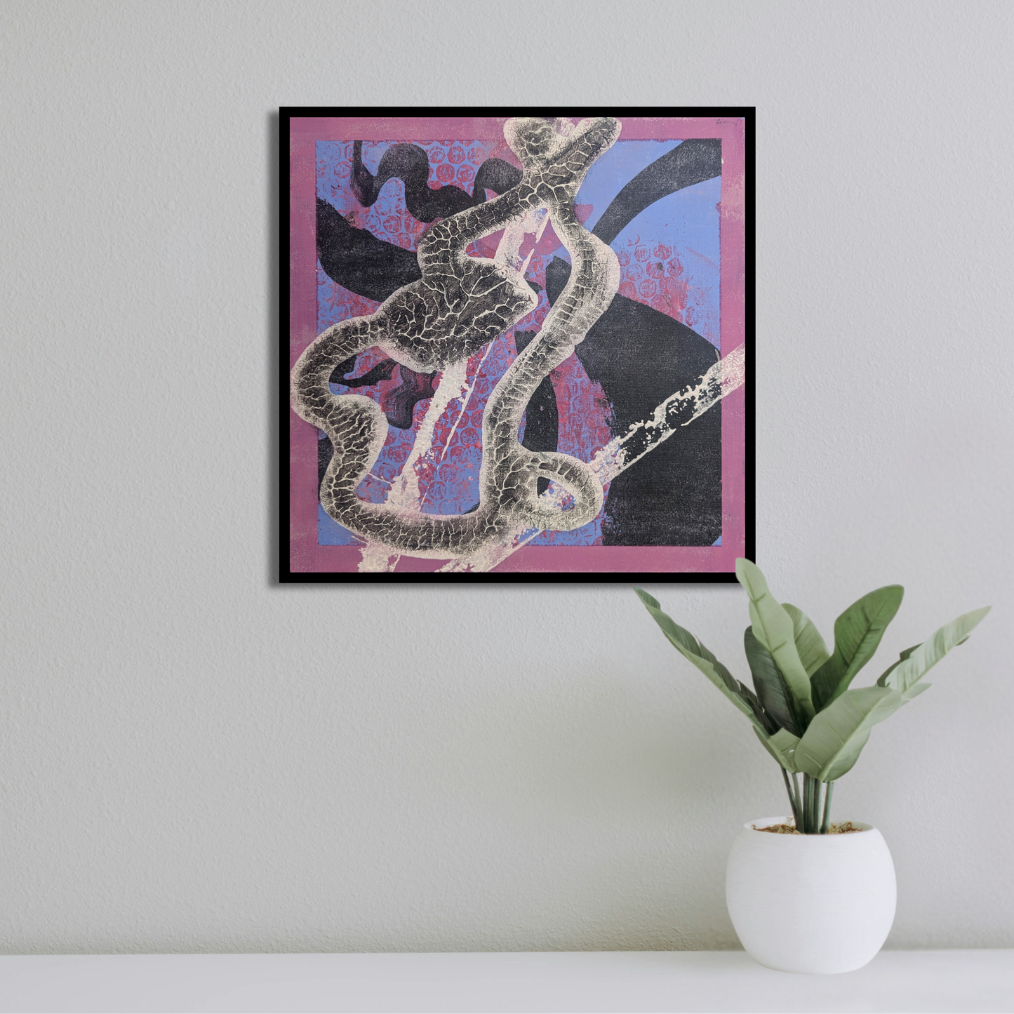 Sans titre 0703I - peinture acrylique originale 25x25cm (2025)