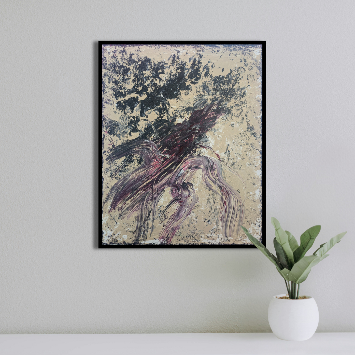 Sans titre 0703C - peinture acrylique originale 40x50cm (2025)