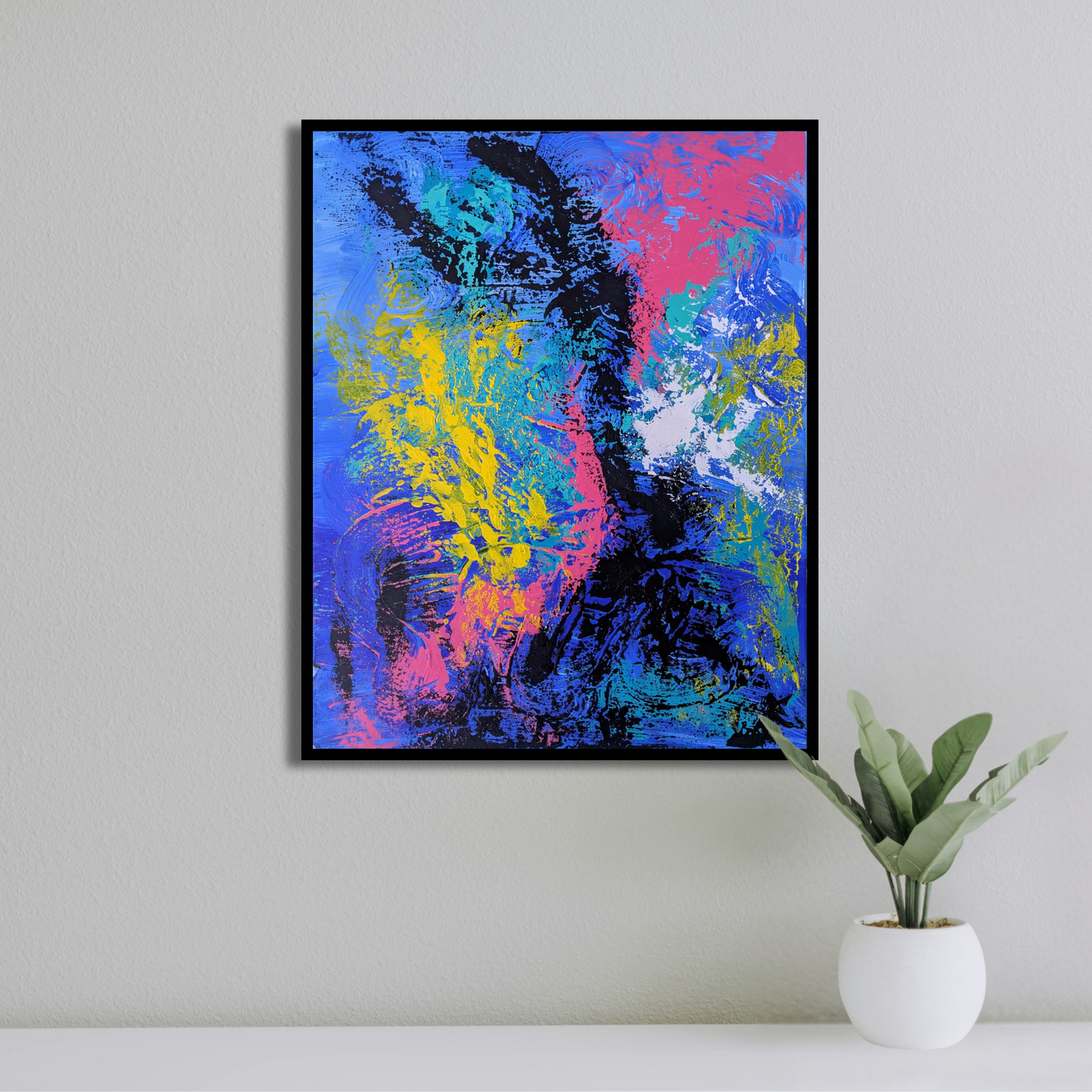 Sans titre 0716A - peinture acrylique originale 40x50cm (2025)