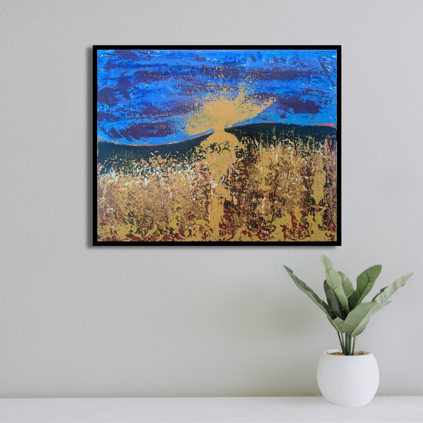 Sans titre 0703A - peinture acrylique originale 50x40cm (2025)