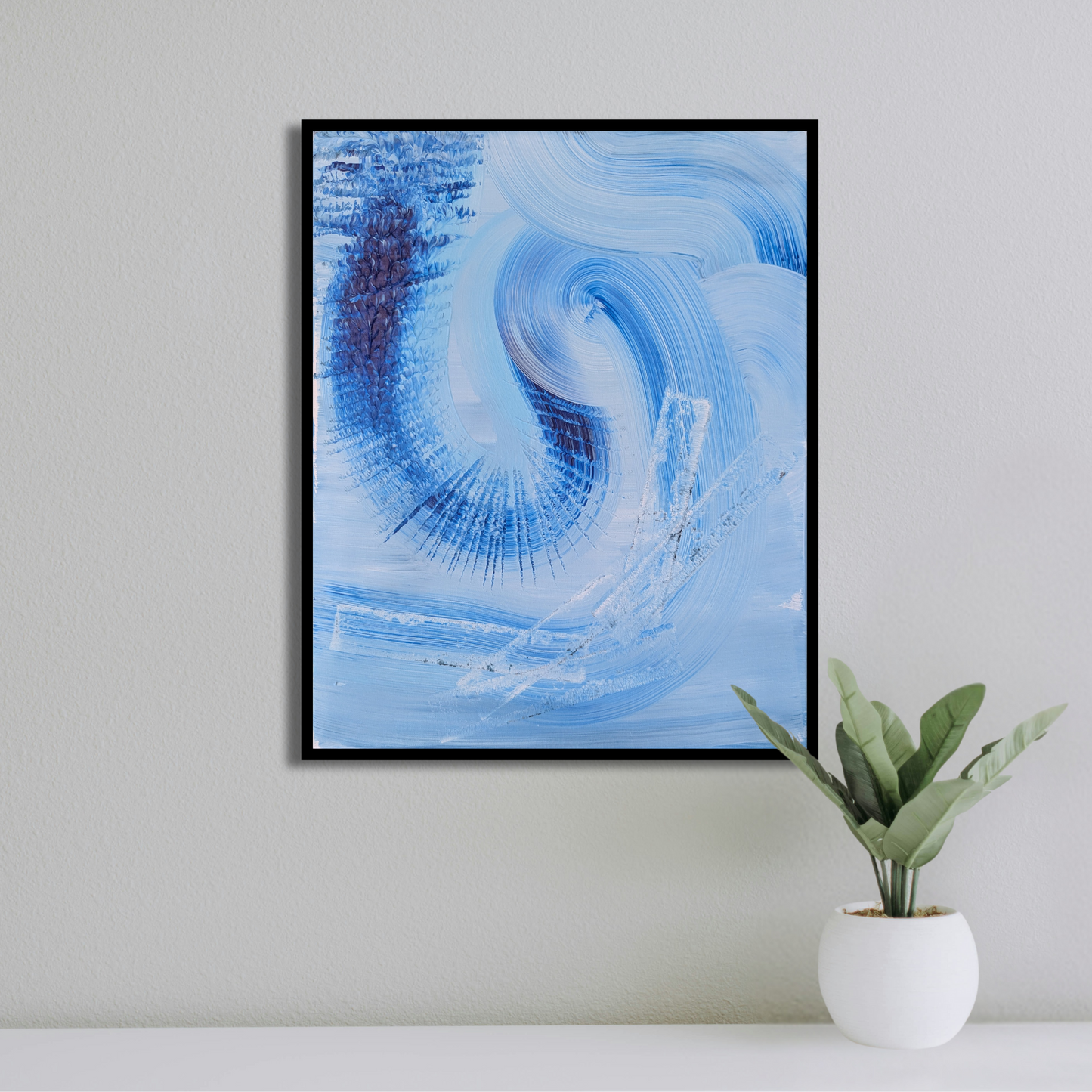 Sans titre 0716B - peinture acrylique originale 40x50cm (2025)