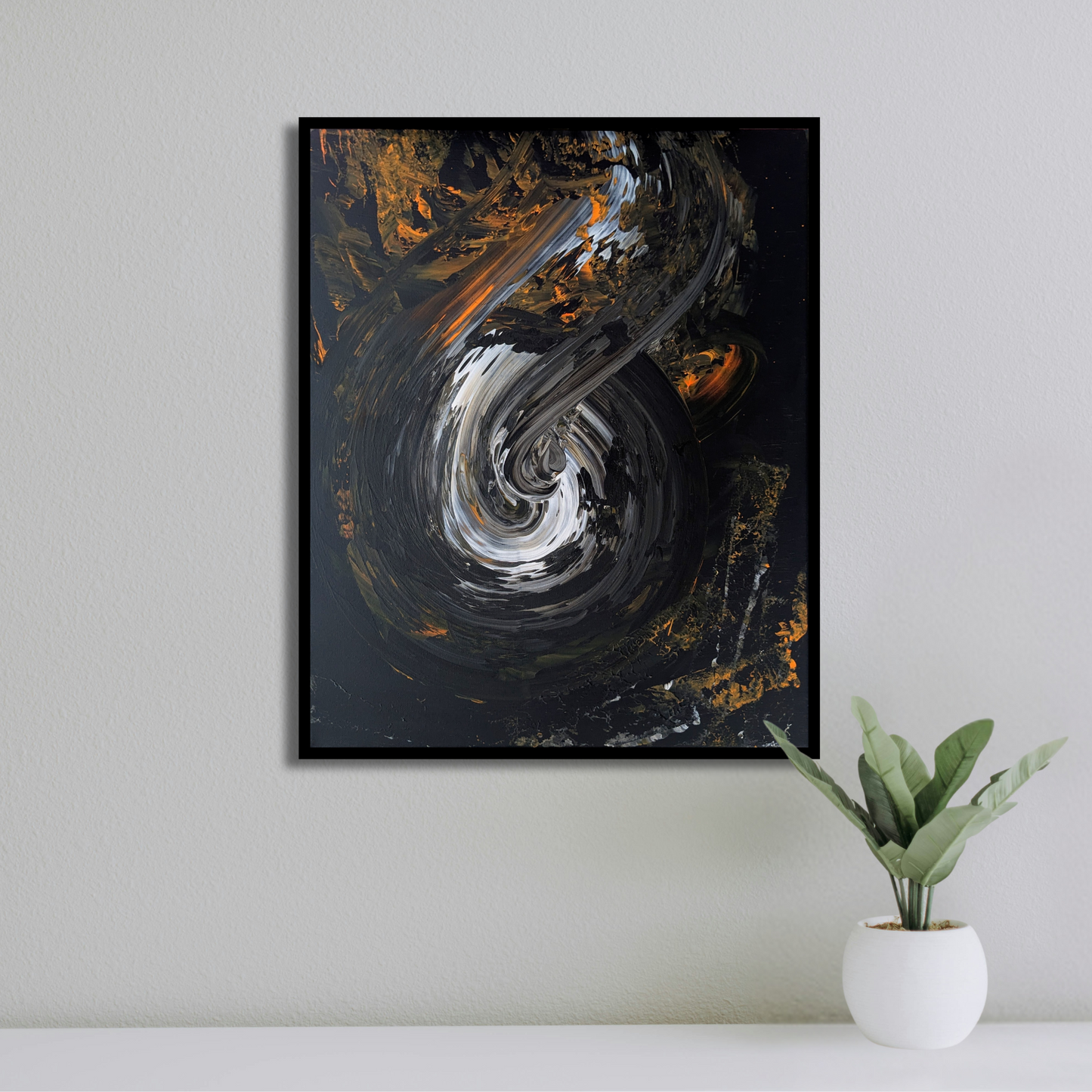 Sans titre 0719A - peinture acrylique originale 40x50cm (2025)