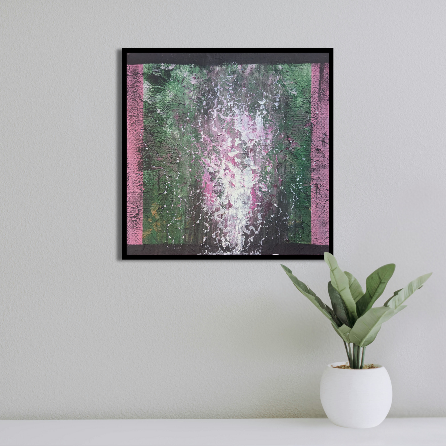 Sans titre 0603C - peinture acrylique originale 25x25cm (2025)